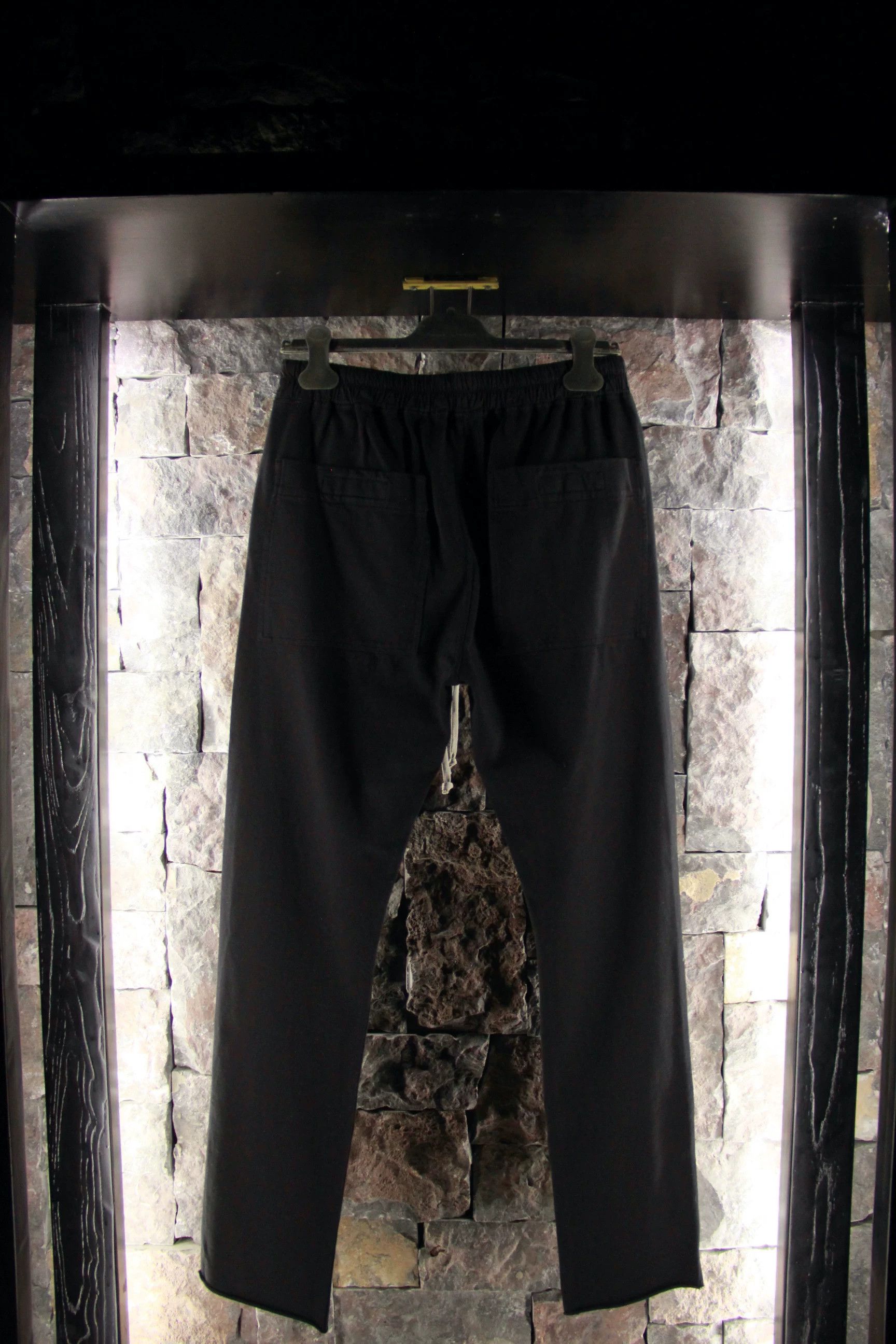 Rick Owens Rick Owens Black Casual Pants Men 28 Size US 28 / EU 44 - 2 Thumbnail