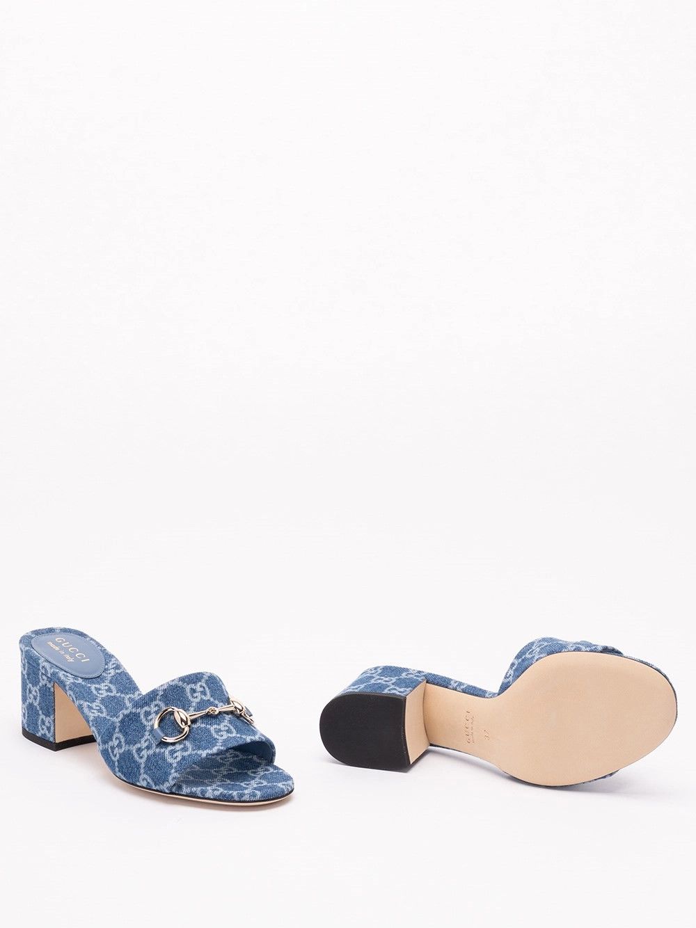 Gucci Denim Slides Size US 6 / IT 36 - 4 Thumbnail