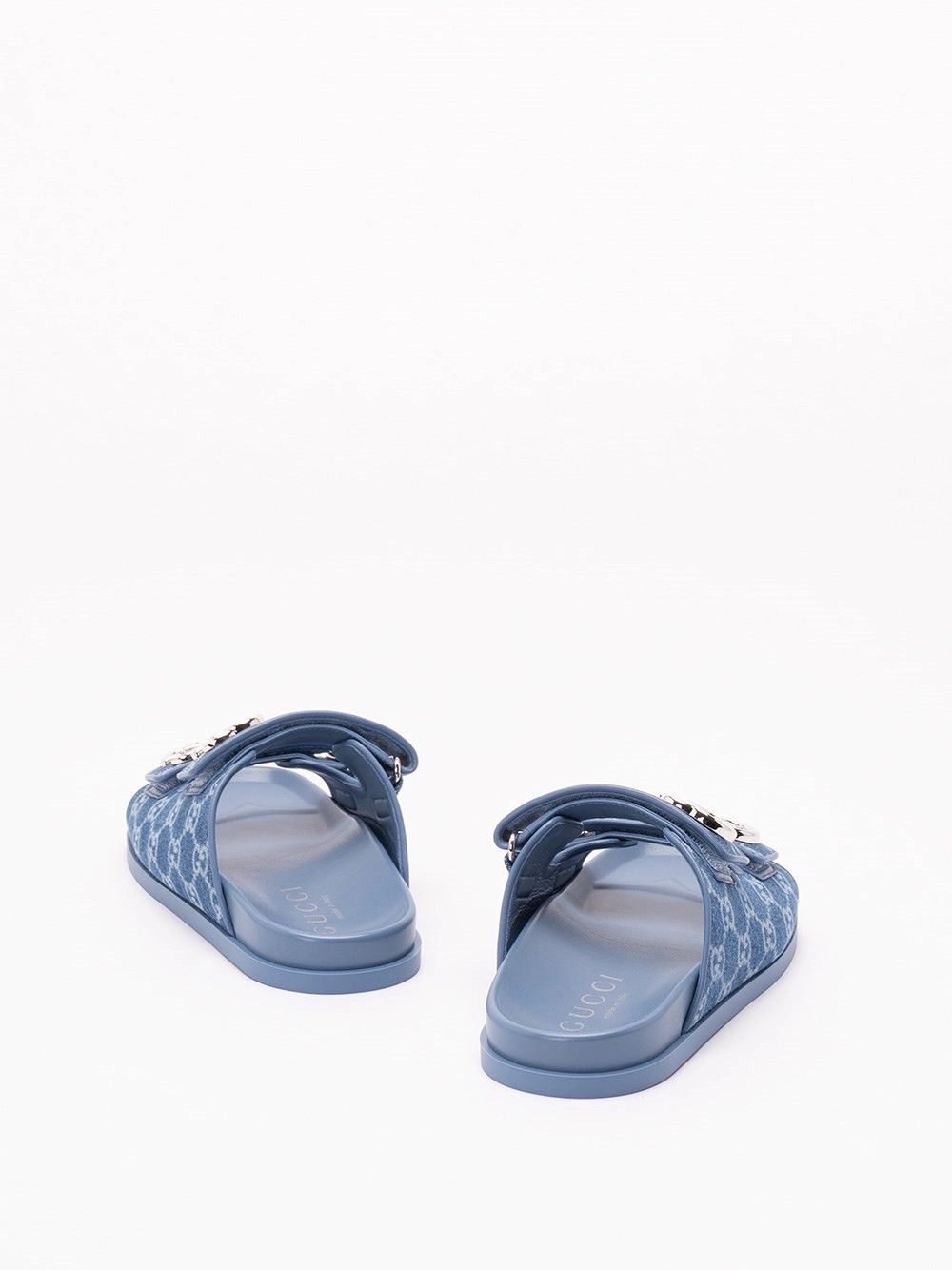Gucci `Marmont` Denim Slides With `GG` Size US 10 / IT 40 - 3 Thumbnail