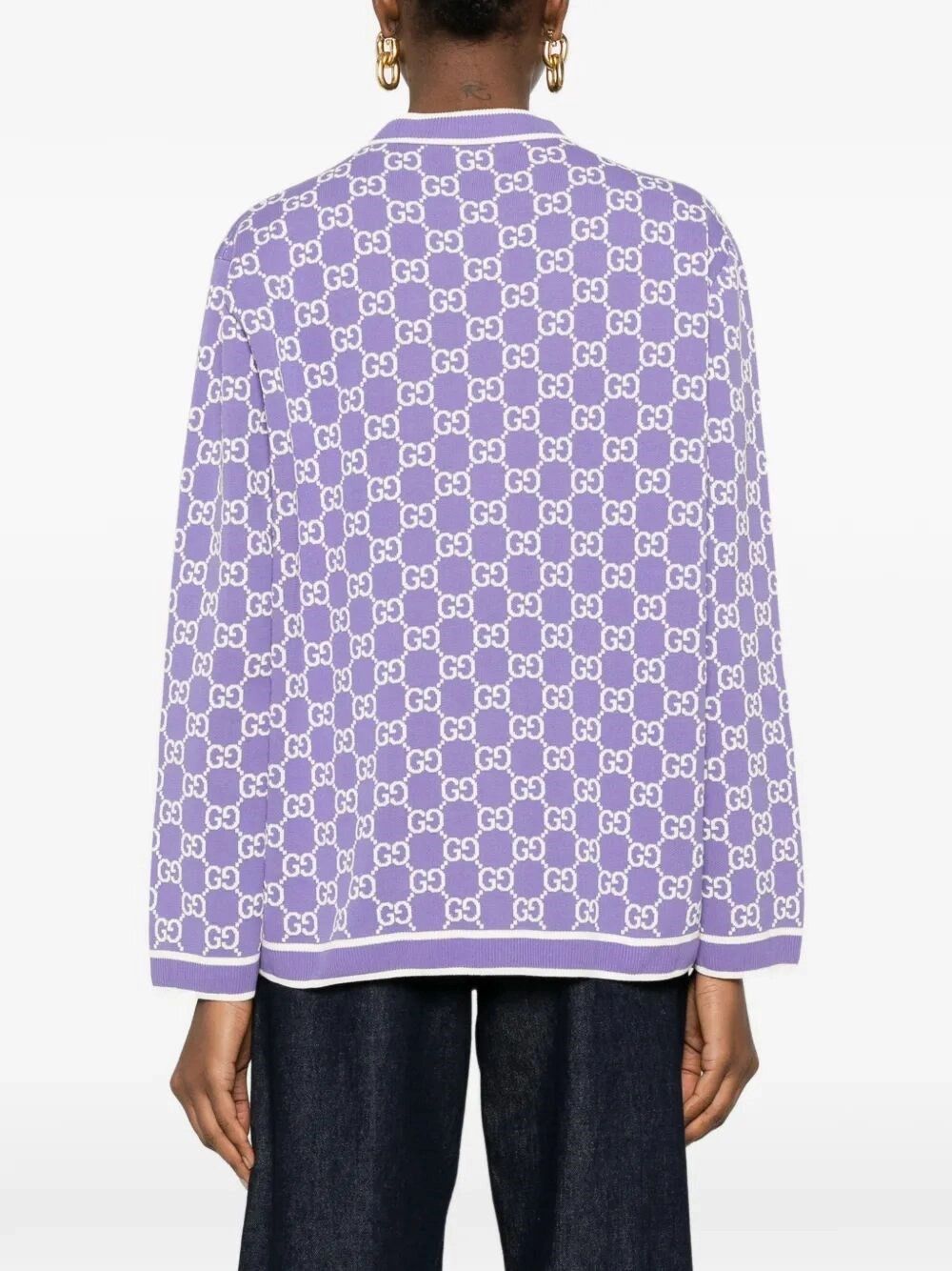 Gucci Long Sleeve Crew-Neck Cardigan Size M / US 6-8 / IT 42-44 - 3 Thumbnail