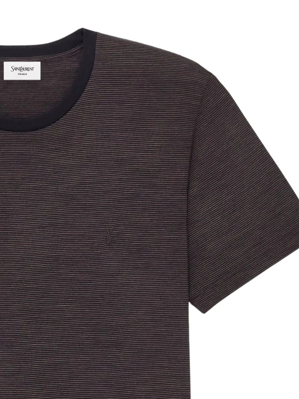 Saint Laurent Paris Crew-Neck T-Shirt Size US L / EU 52-54 / 3 - 3 Thumbnail