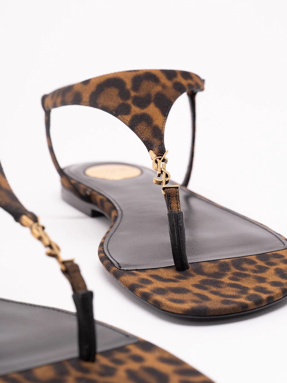 Saint Laurent Paris `Cassandra` Sandals Size US 10 / IT 40 - 5 Thumbnail