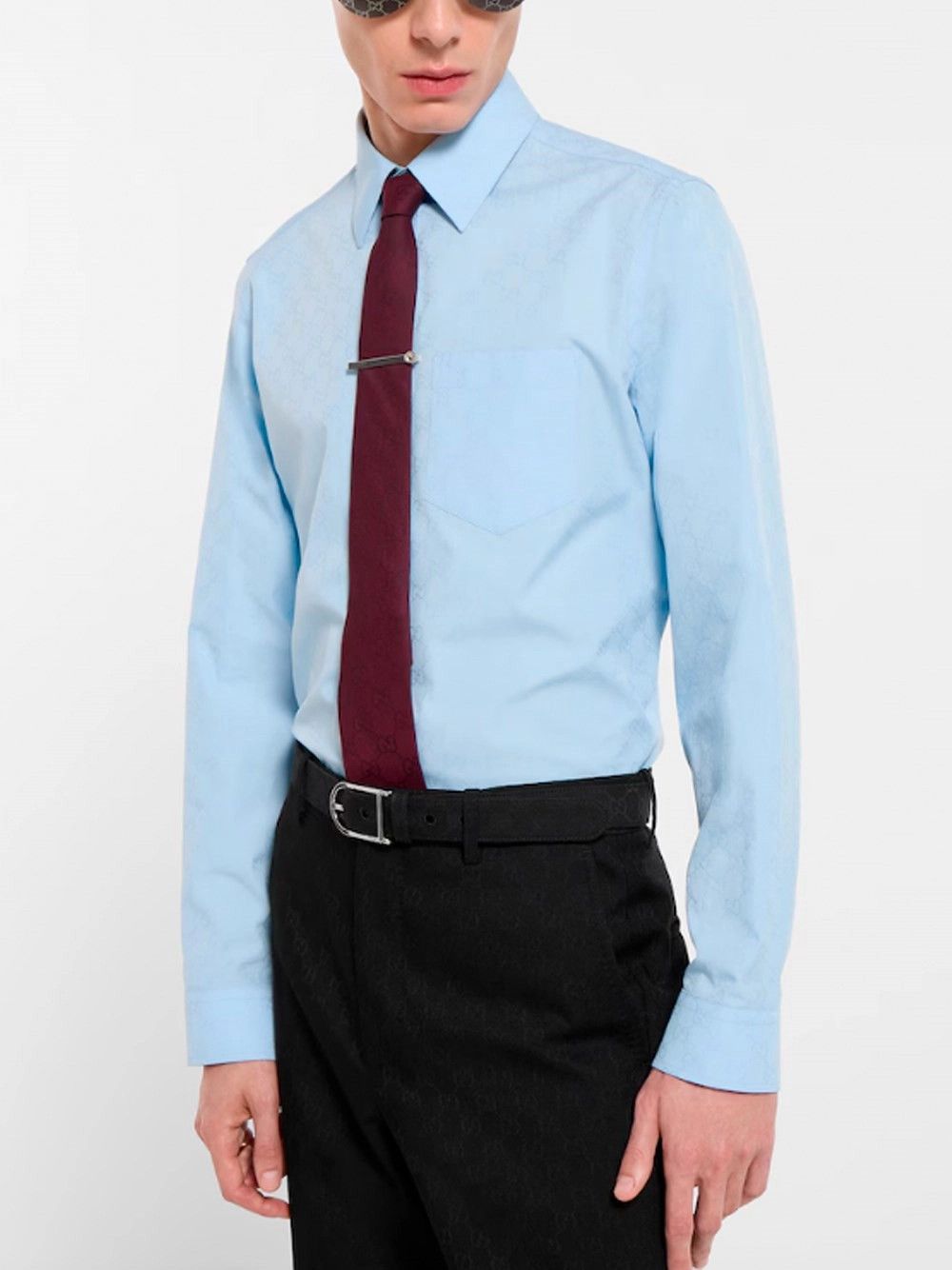 Gucci `GG` Tailored Shirt Size US M / EU 48-50 / 2 - 3 Thumbnail