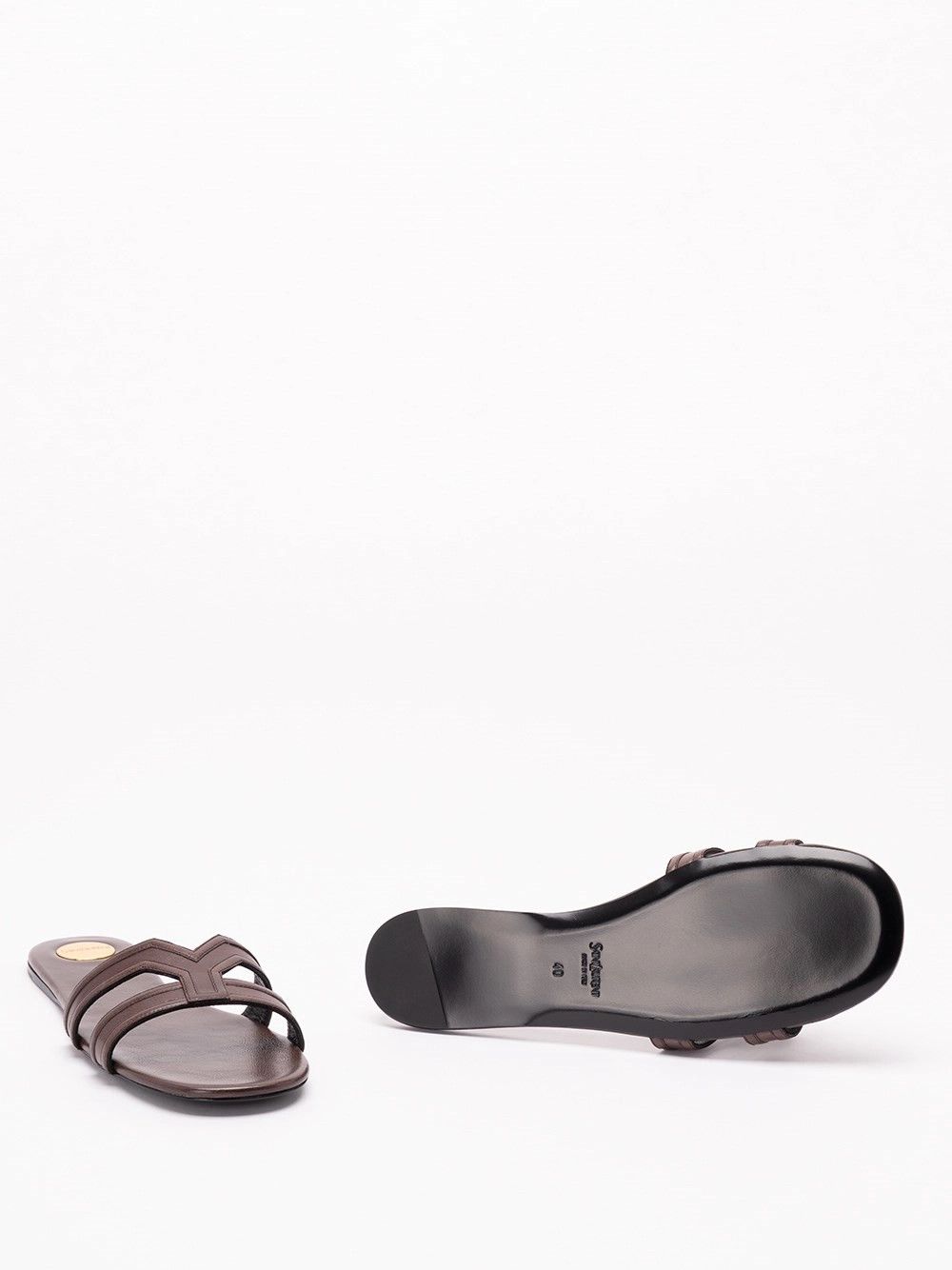 Saint Laurent Paris `Mabrouka` Sandals Size US 8 / IT 38 - 4 Thumbnail