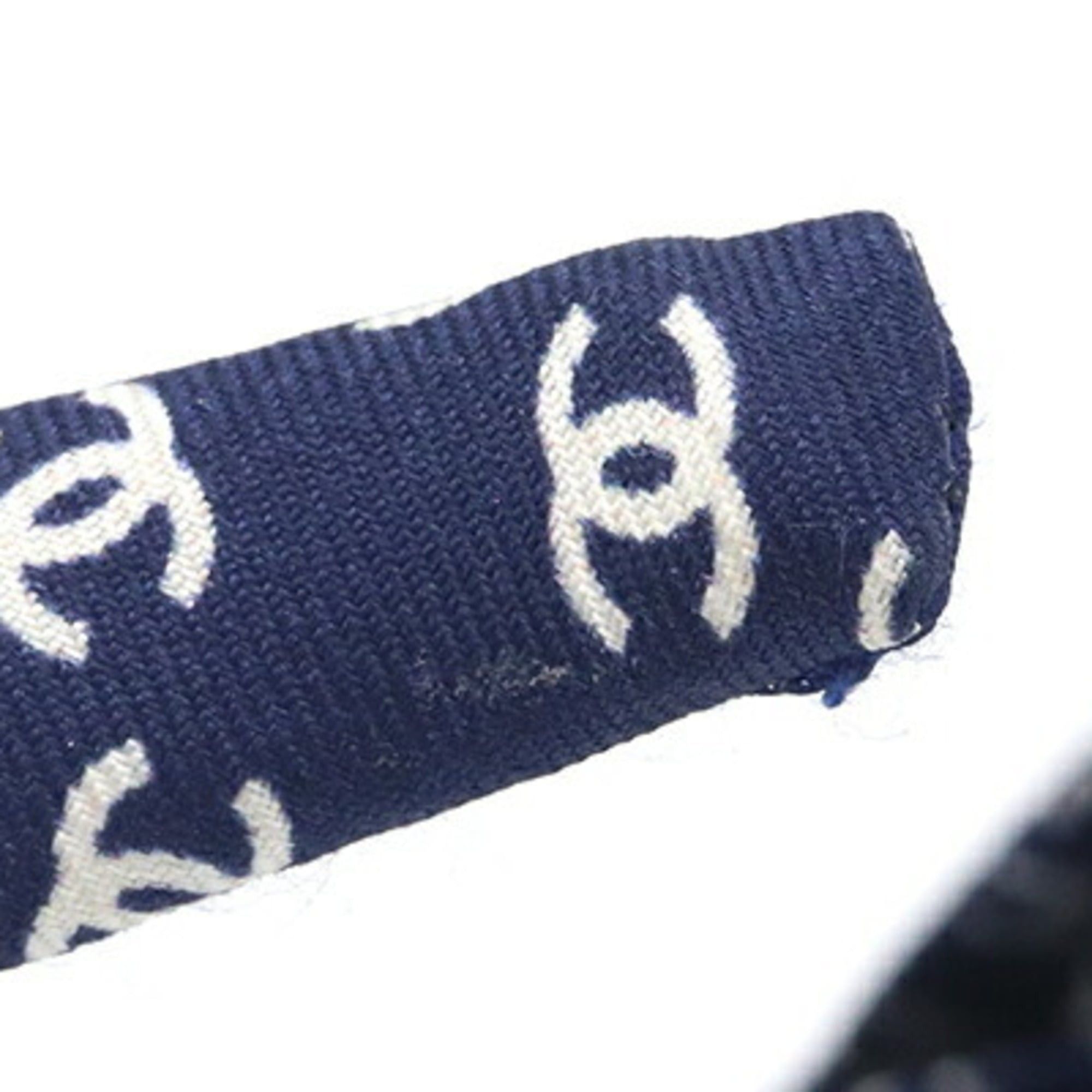 Chanel Chanel Headband AA9409 Navy Silk Hair Coco Mark Ribbon Clip for Women CHANEL Size ONE SIZE - 5 Thumbnail