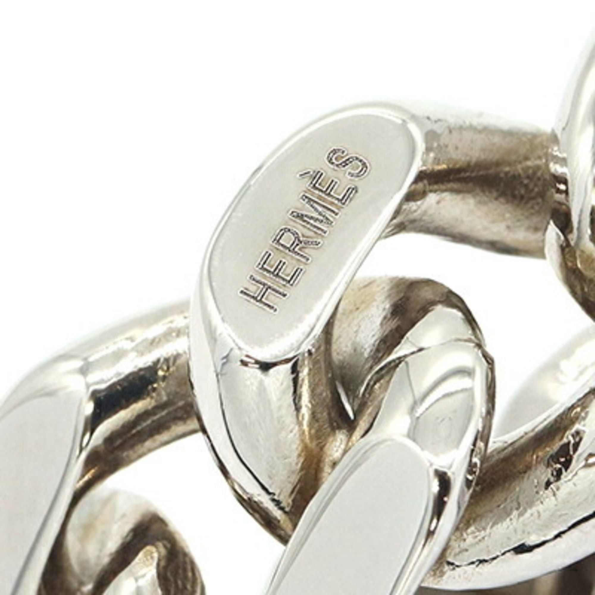 Hermes Hermes Scarf Ring, Silver Metal Clip, Stole, Shawl, Women's HERMES Size ONE SIZE - 3 Thumbnail
