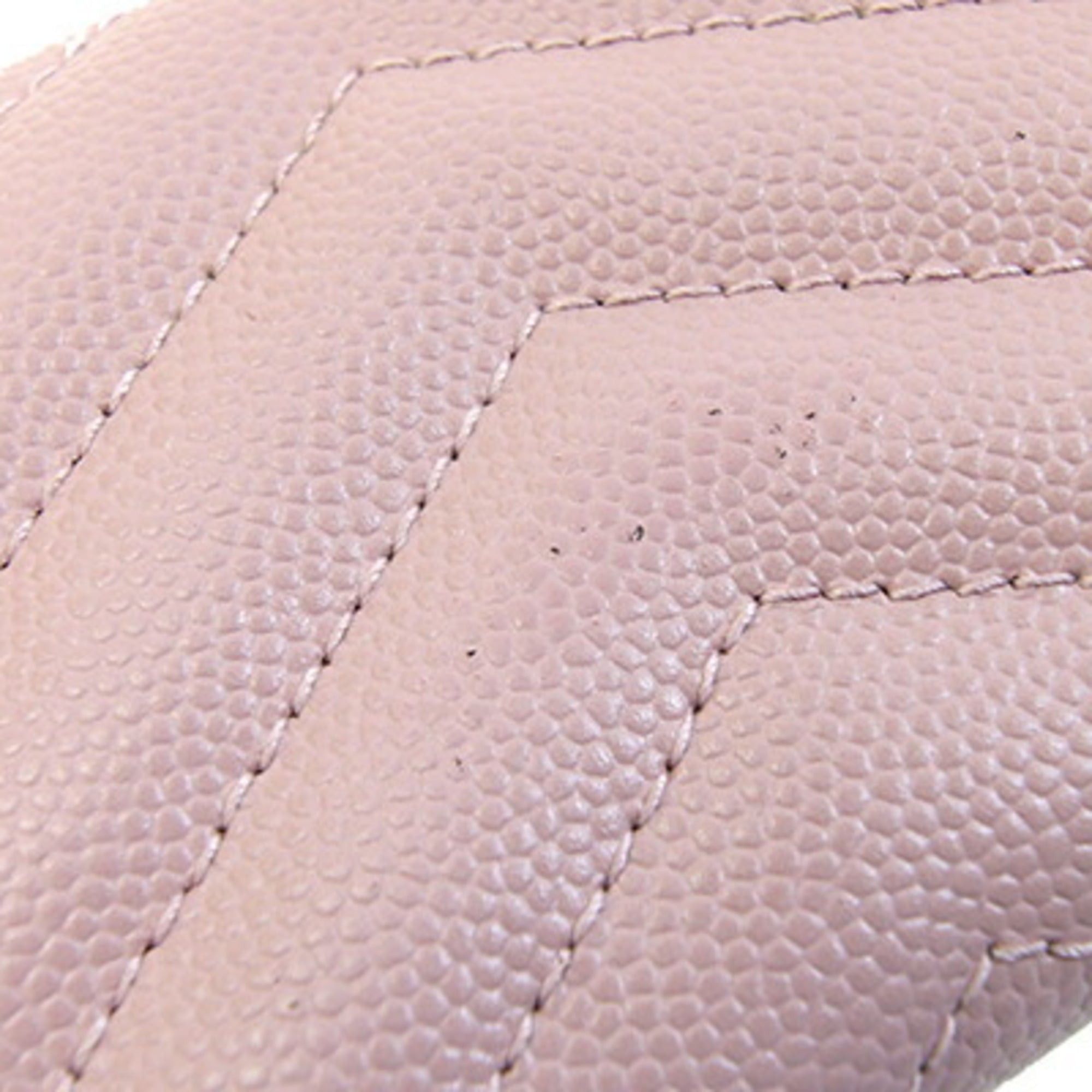 Saint Laurent Paris Saint Laurent Tri-fold Wallet Tiny 505118 Pink Leather Compact Mini Quilted YSL Women's SAINT LAURENT Size ONE SIZE - 6 Thumbnail
