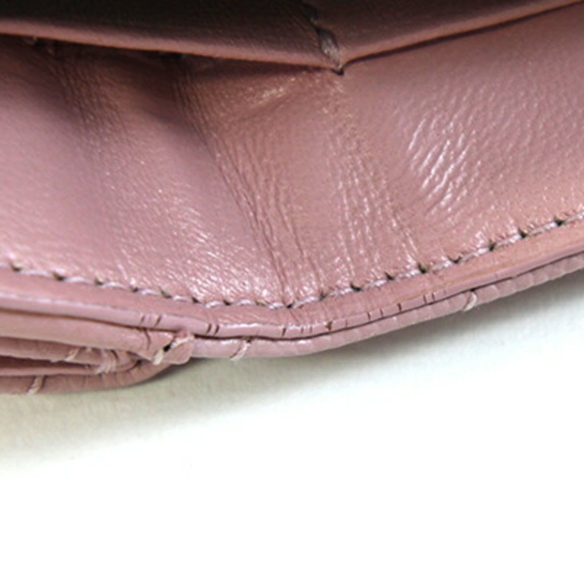 Saint Laurent Paris Saint Laurent Tri-fold Wallet Tiny 505118 Pink Leather Compact Mini Quilted YSL Women's SAINT LAURENT Size ONE SIZE - 8 Thumbnail