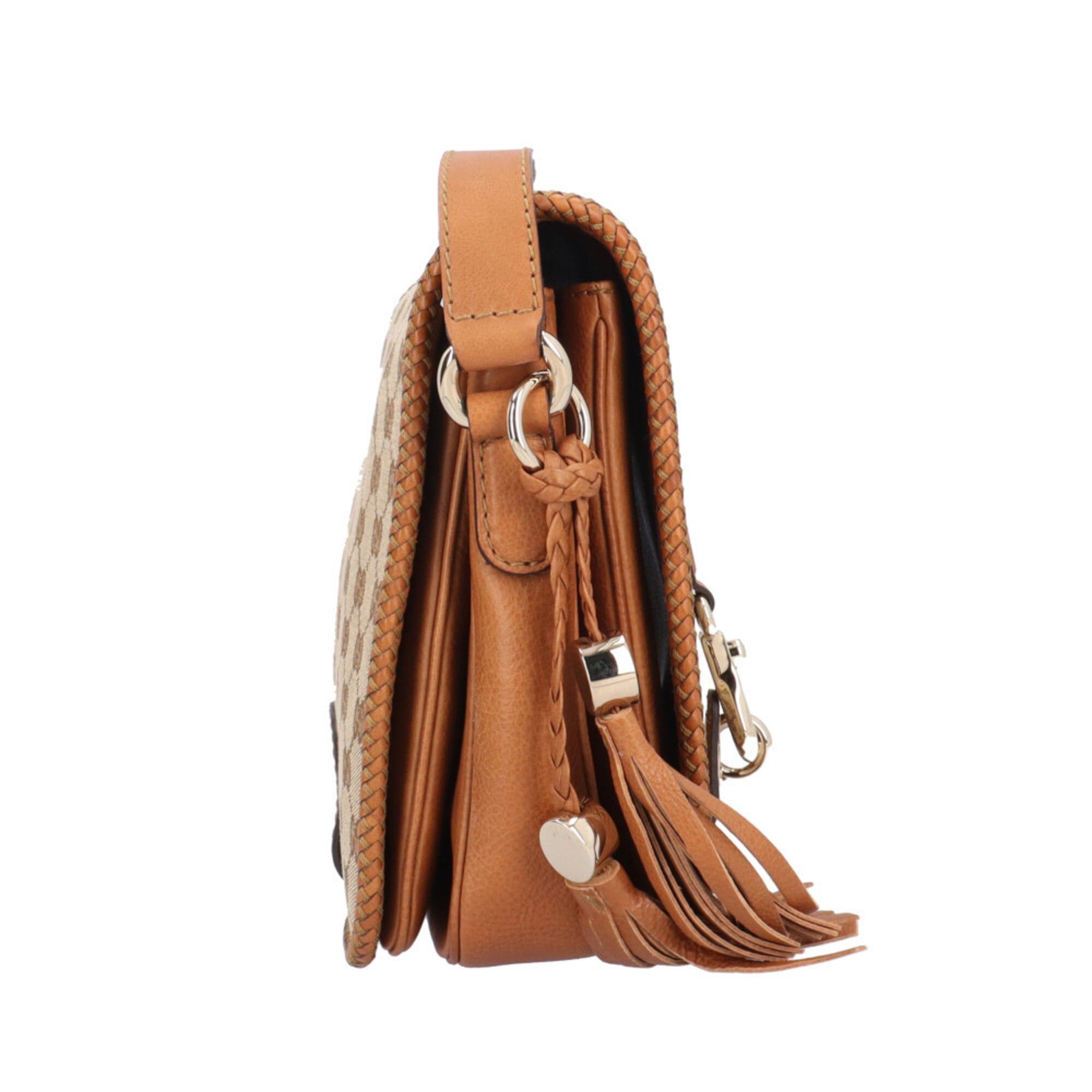 Gucci Gucci Marrakech Shoulder Bag, GG Canvas 257024, Beige, Women's, GUCCI Size ONE SIZE - 4 Thumbnail