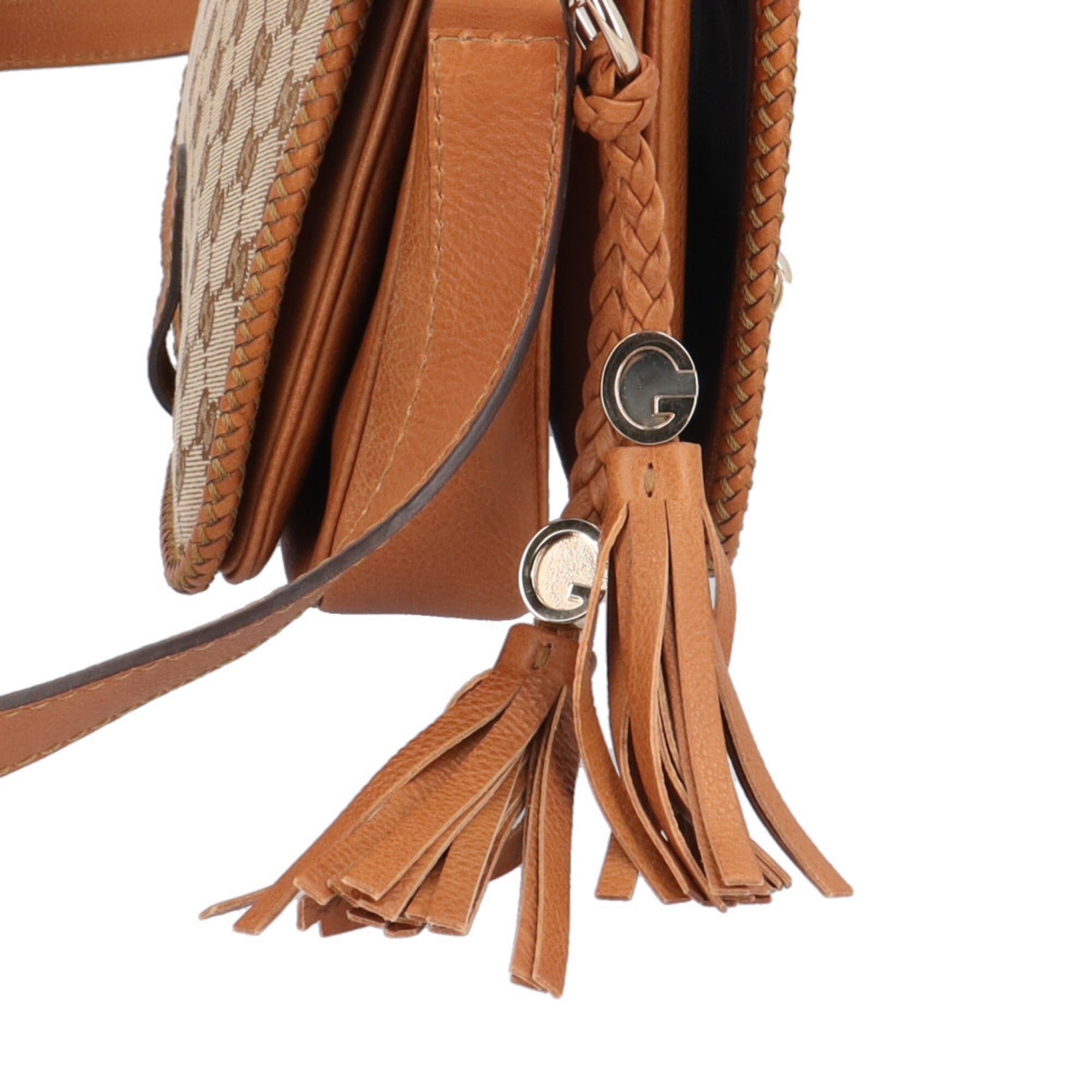 Gucci Gucci Marrakech Shoulder Bag, GG Canvas 257024, Beige, Women's, GUCCI Size ONE SIZE - 11 Thumbnail