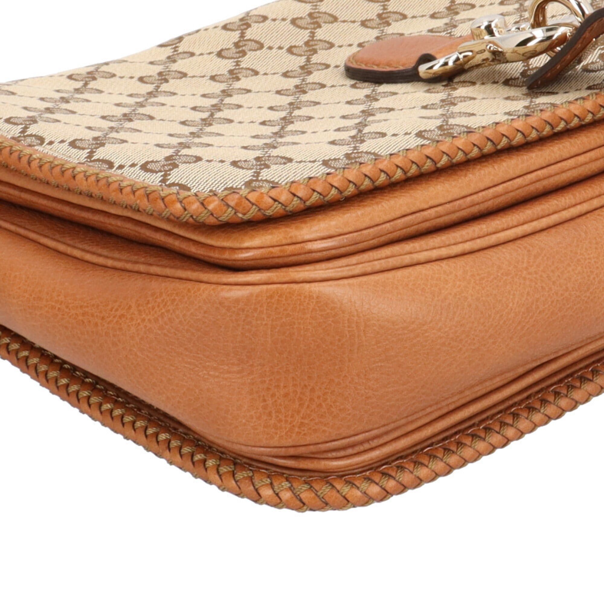 Gucci Gucci Marrakech Shoulder Bag, GG Canvas 257024, Beige, Women's, GUCCI Size ONE SIZE - 8 Thumbnail