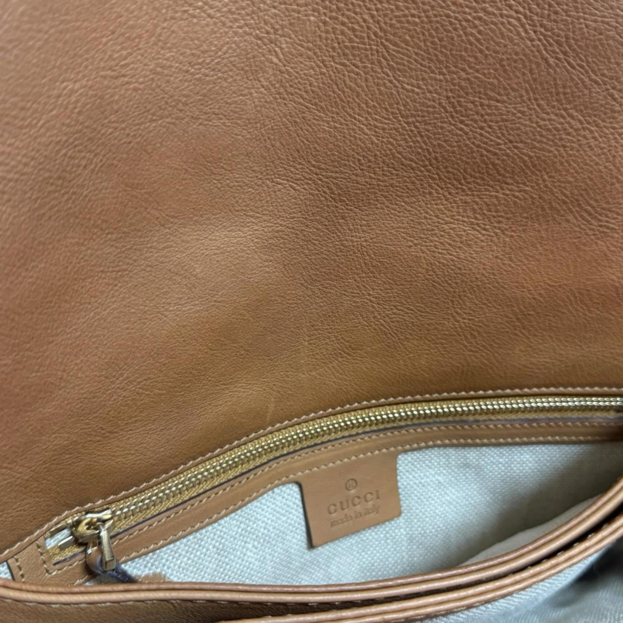 Gucci Gucci Marrakech Shoulder Bag, GG Canvas 257024, Beige, Women's, GUCCI Size ONE SIZE - 7 Thumbnail