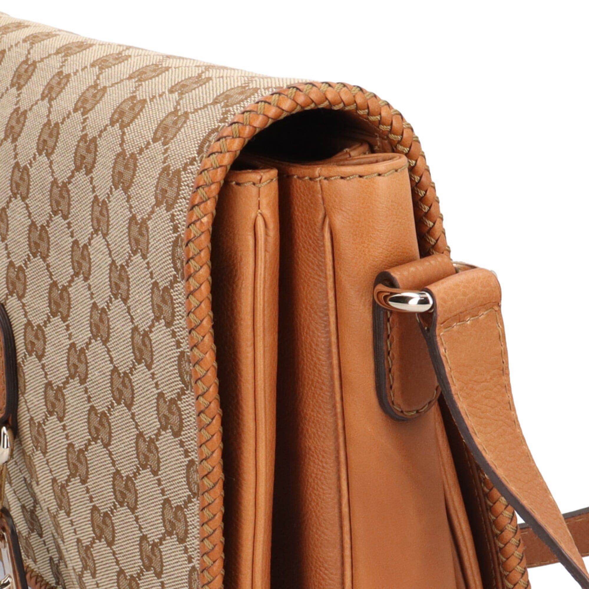 Gucci Gucci Marrakech Shoulder Bag, GG Canvas 257024, Beige, Women's, GUCCI Size ONE SIZE - 10 Thumbnail