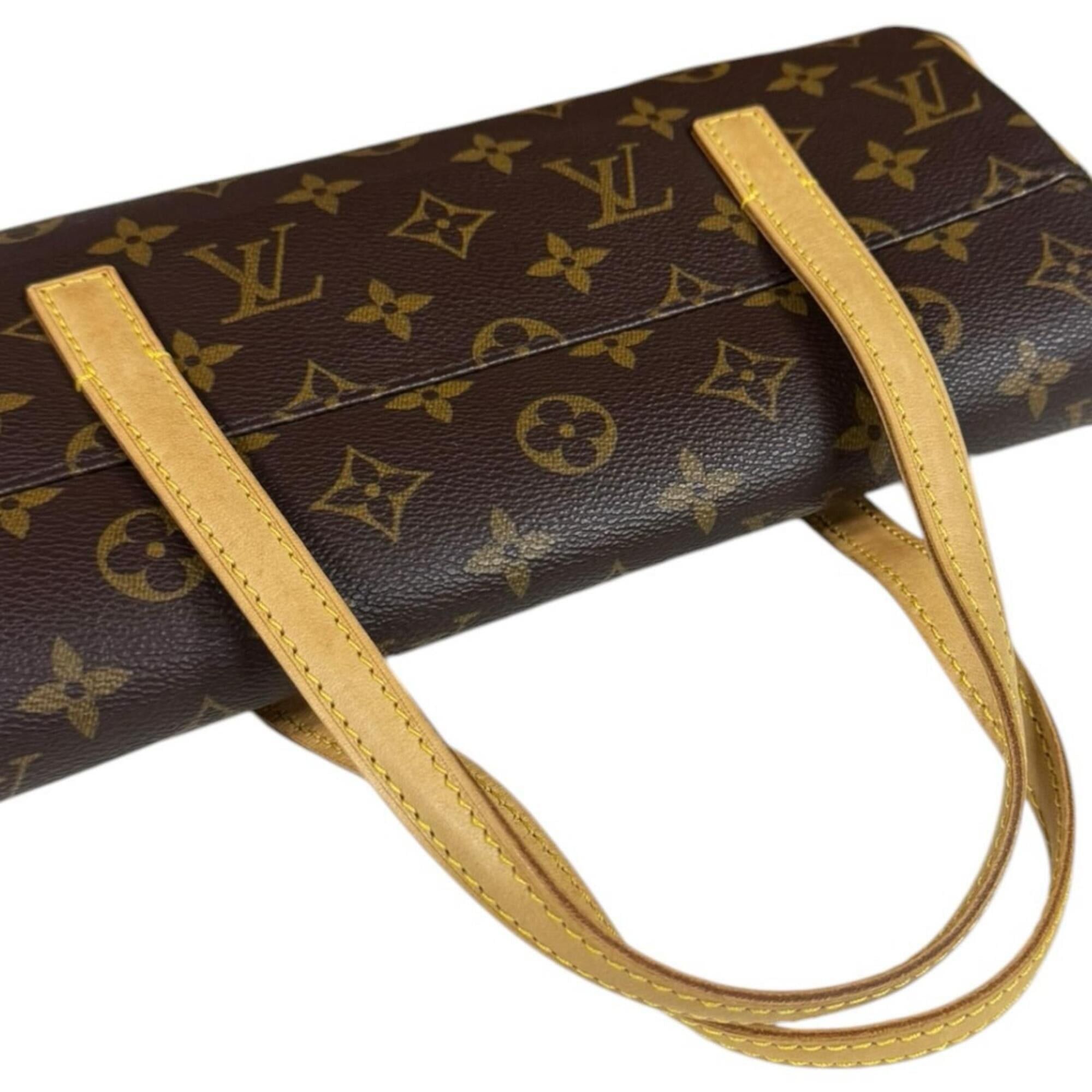Louis Vuitton Louis Vuitton Sonatine Monogram Handbag, Canvas, M51902, Brown, Women's, LOUIS VUITTON Size ONE SIZE - 11 Thumbnail