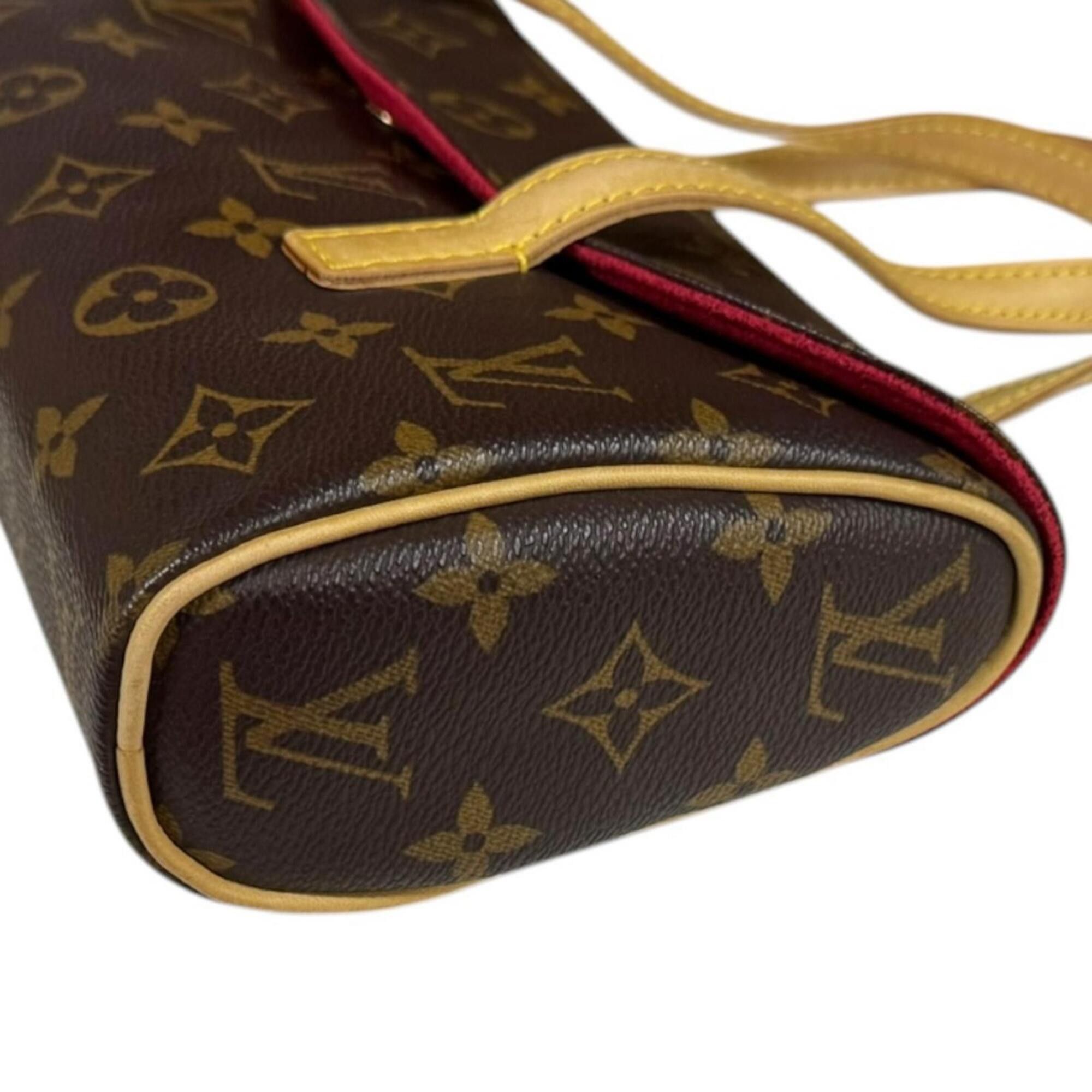 Louis Vuitton Louis Vuitton Sonatine Monogram Handbag, Canvas, M51902, Brown, Women's, LOUIS VUITTON Size ONE SIZE - 8 Thumbnail