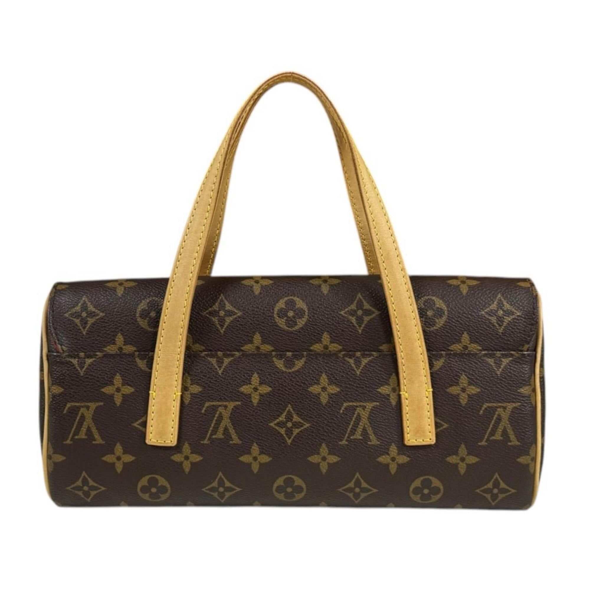 Louis Vuitton Louis Vuitton Sonatine Monogram Handbag, Canvas, M51902, Brown, Women's, LOUIS VUITTON Size ONE SIZE - 3 Thumbnail