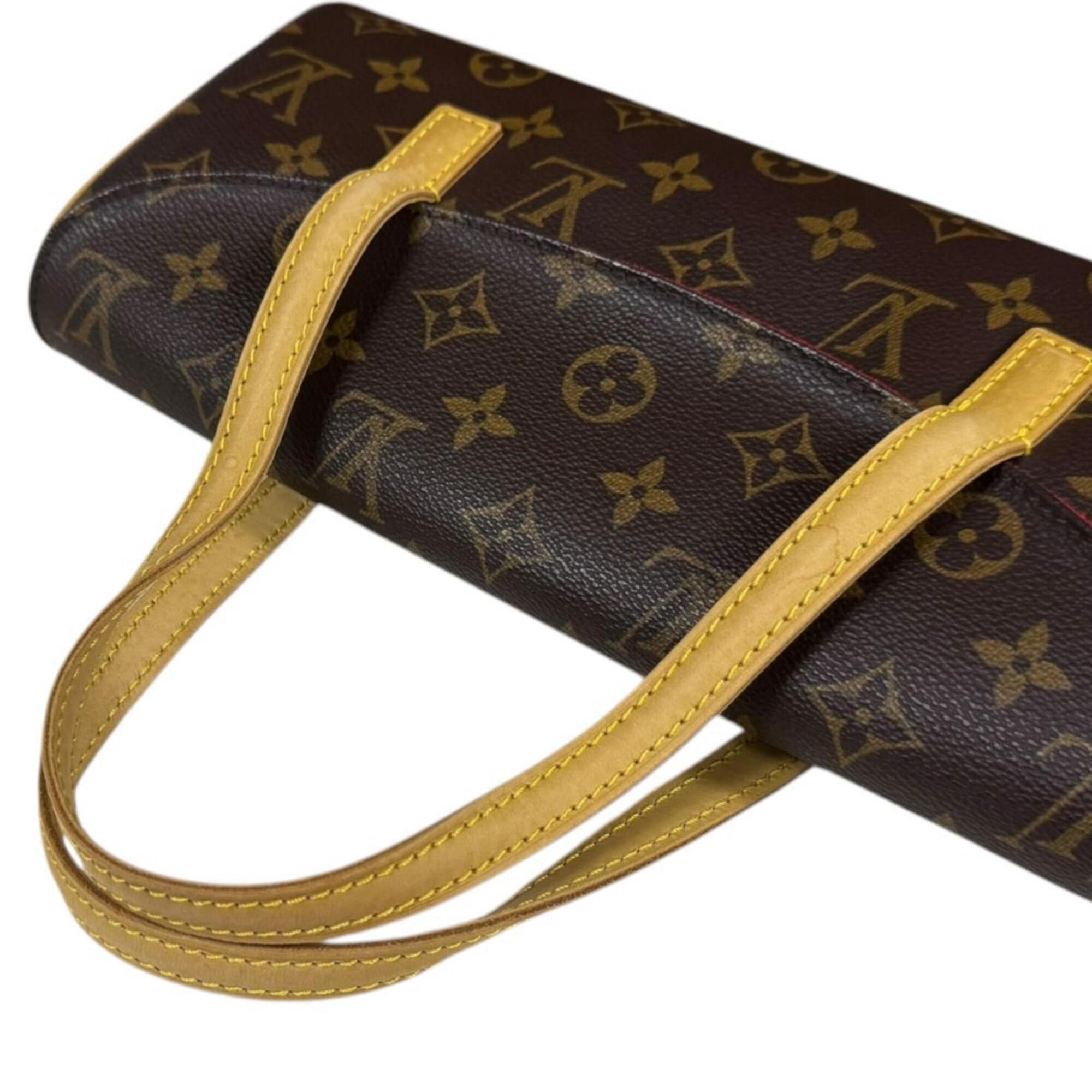 Louis Vuitton Louis Vuitton Sonatine Monogram Handbag, Canvas, M51902, Brown, Women's, LOUIS VUITTON Size ONE SIZE - 10 Thumbnail