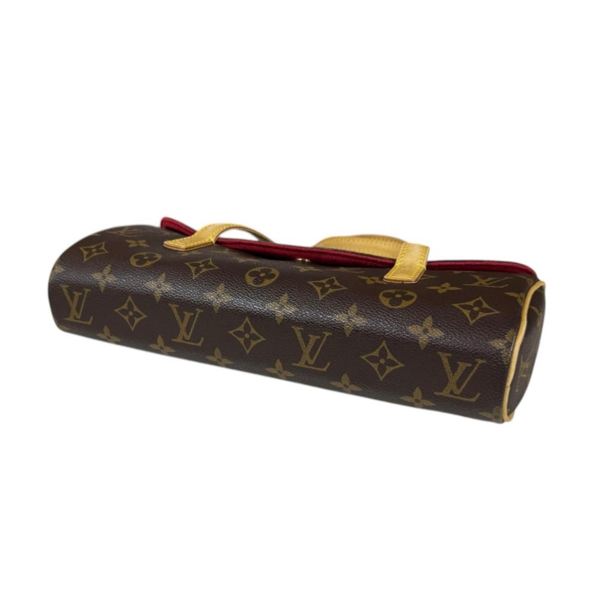Louis Vuitton Louis Vuitton Sonatine Monogram Handbag, Canvas, M51902, Brown, Women's, LOUIS VUITTON Size ONE SIZE - 5 Thumbnail