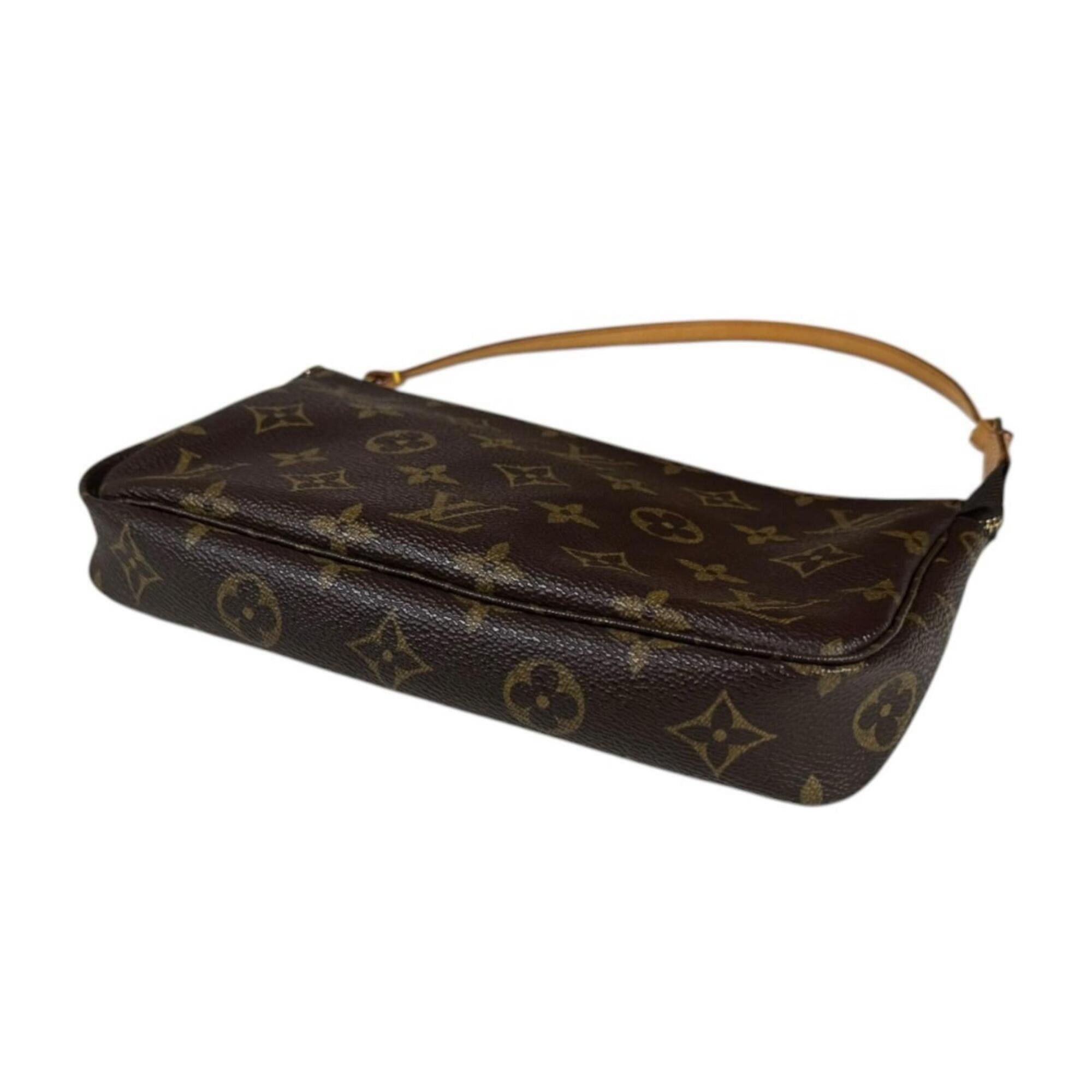 Louis Vuitton Louis Vuitton Pochette Accessoires Monogram Handbag, Canvas M51980 Brown, Women's LOUIS VUITTON Size ONE SIZE - 5 Thumbnail