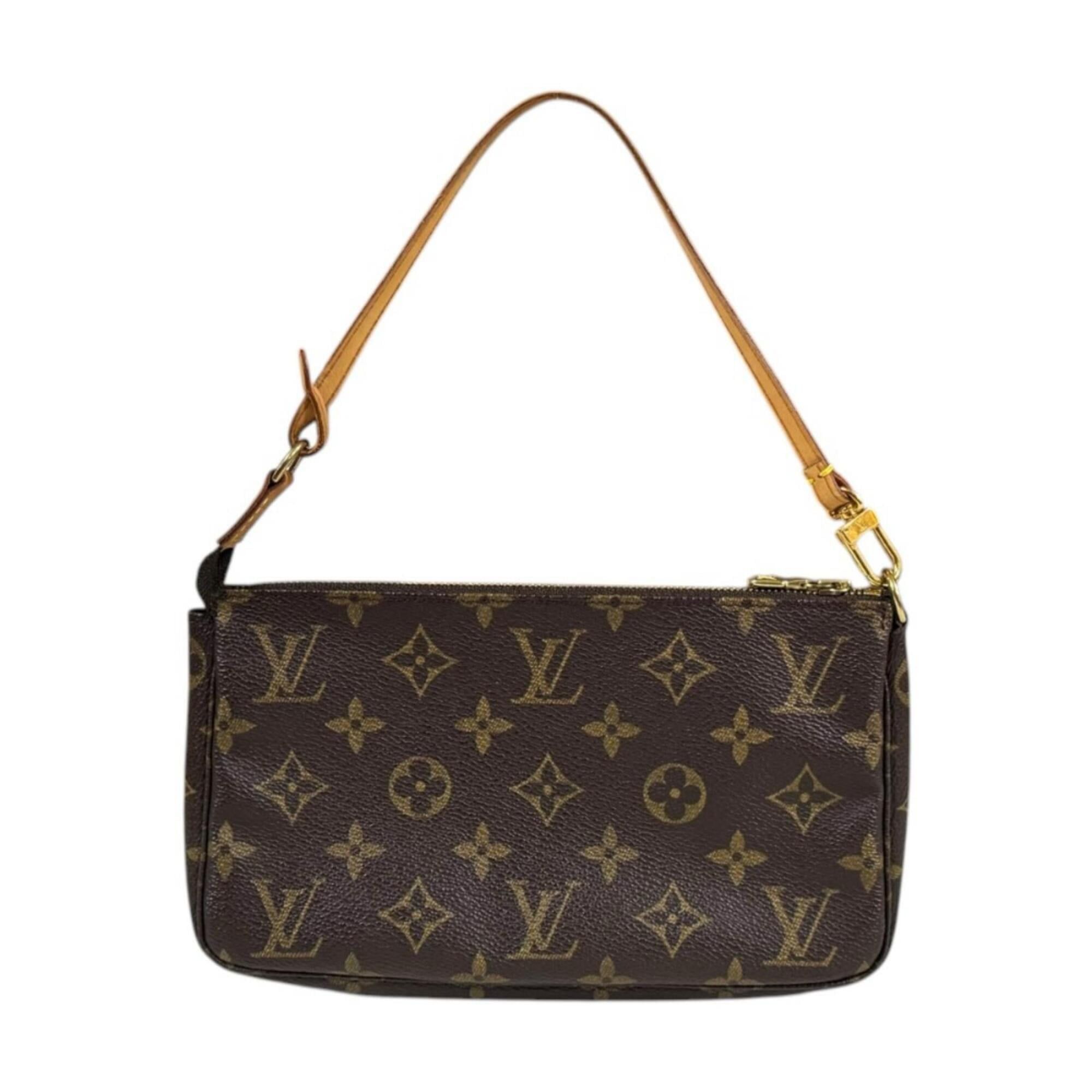 Louis Vuitton Louis Vuitton Pochette Accessoires Monogram Handbag, Canvas M51980 Brown, Women's LOUIS VUITTON Size ONE SIZE - 3 Thumbnail