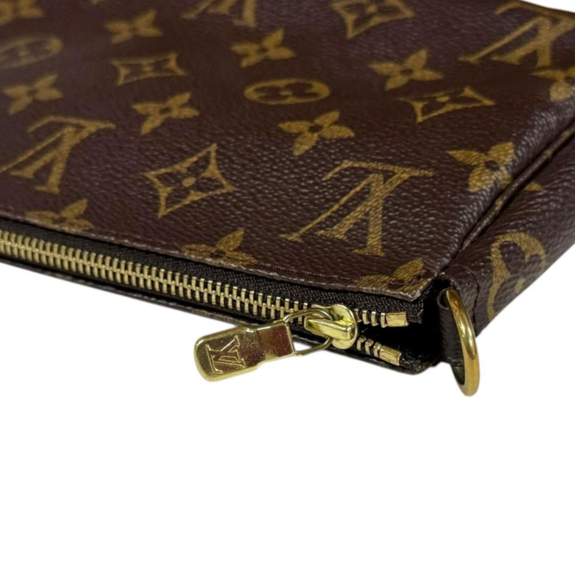 Louis Vuitton Louis Vuitton Pochette Accessoires Monogram Handbag, Canvas M51980 Brown, Women's LOUIS VUITTON Size ONE SIZE - 9 Thumbnail