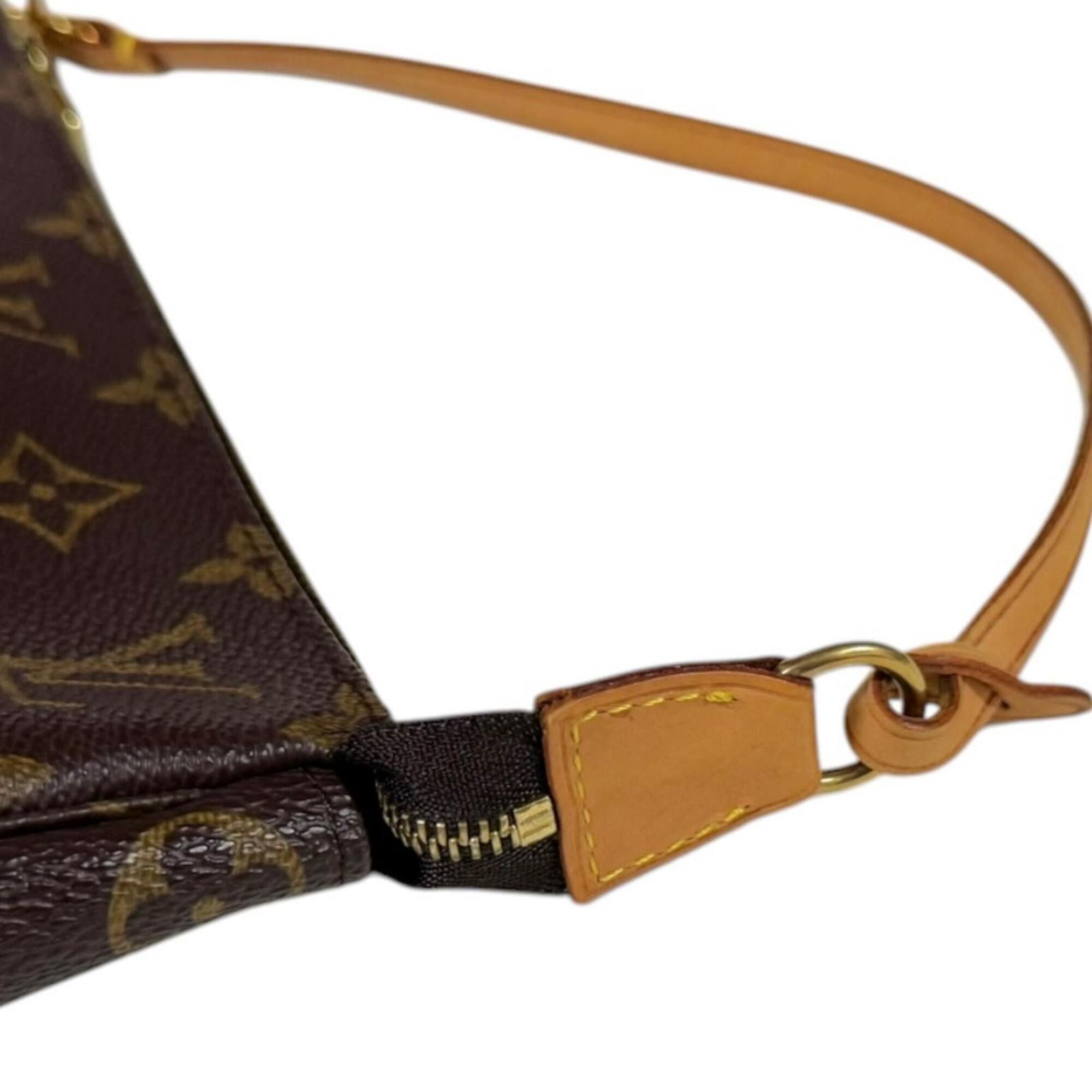 Louis Vuitton Louis Vuitton Pochette Accessoires Monogram Handbag, Canvas M51980 Brown, Women's LOUIS VUITTON Size ONE SIZE - 7 Thumbnail