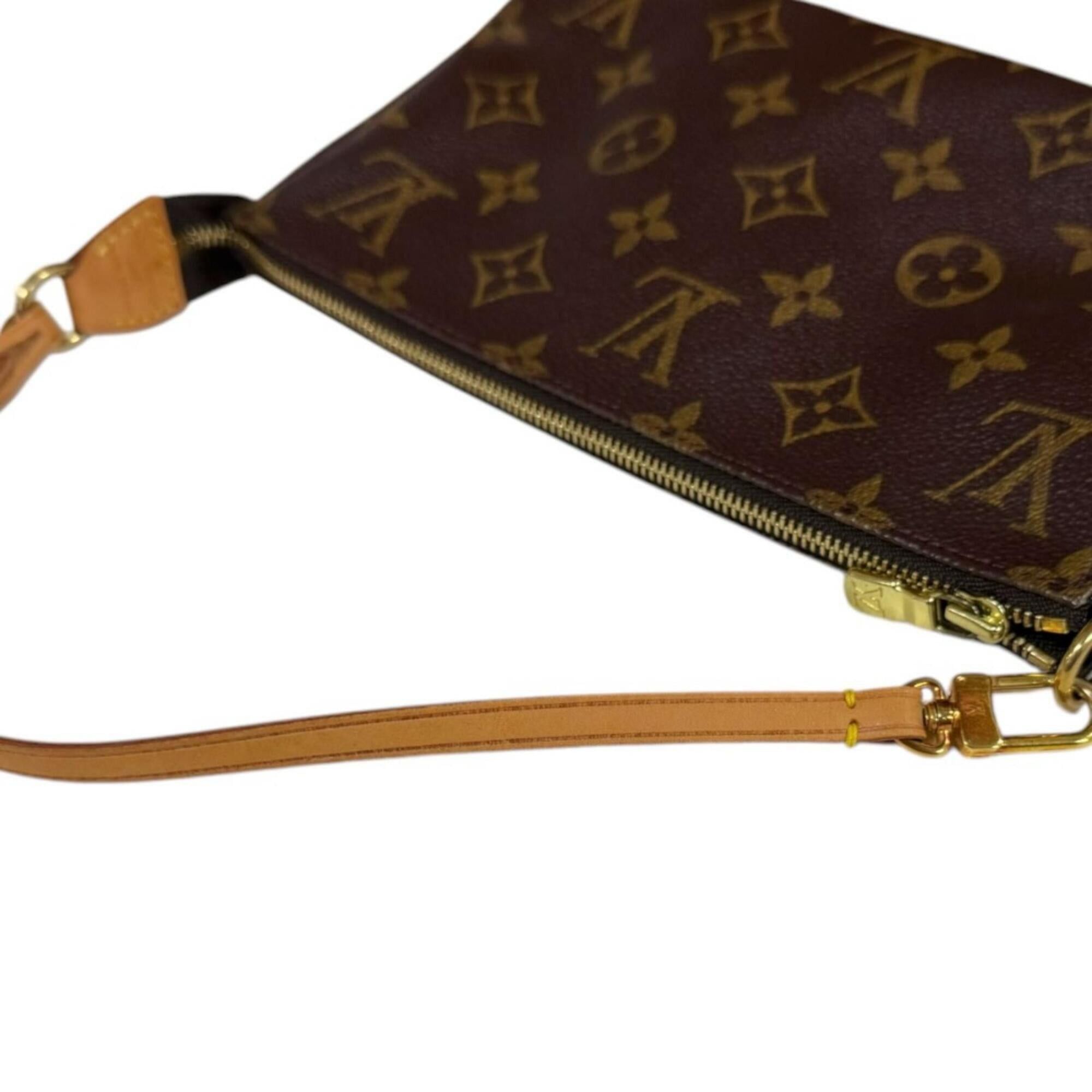 Louis Vuitton Louis Vuitton Pochette Accessoires Monogram Handbag, Canvas M51980 Brown, Women's LOUIS VUITTON Size ONE SIZE - 8 Thumbnail