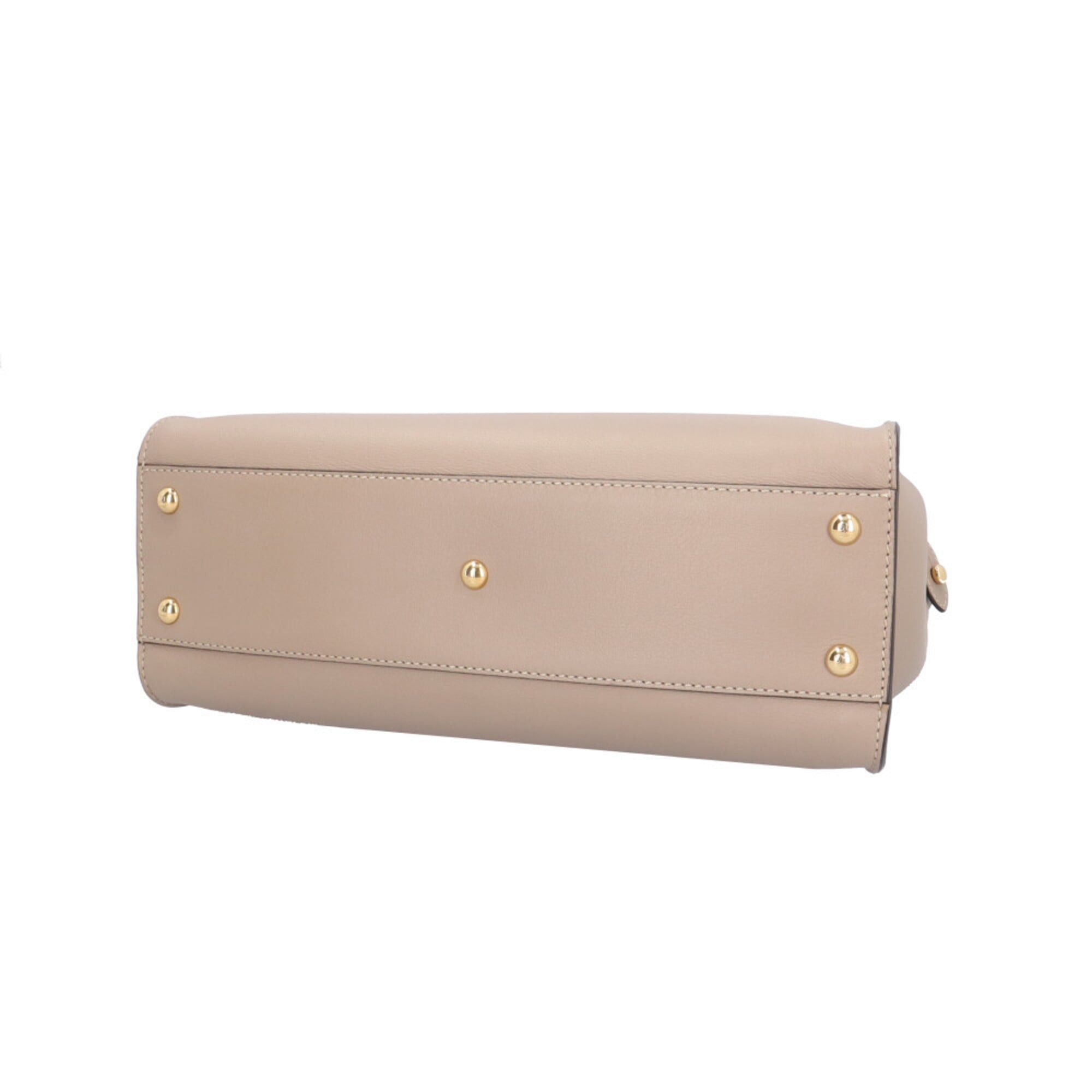 Fendi Fendi Medium Peekaboo Regular Shoulder Bag, Leather 8BN290 Beige, Women's FENDI Size ONE SIZE - 5 Thumbnail