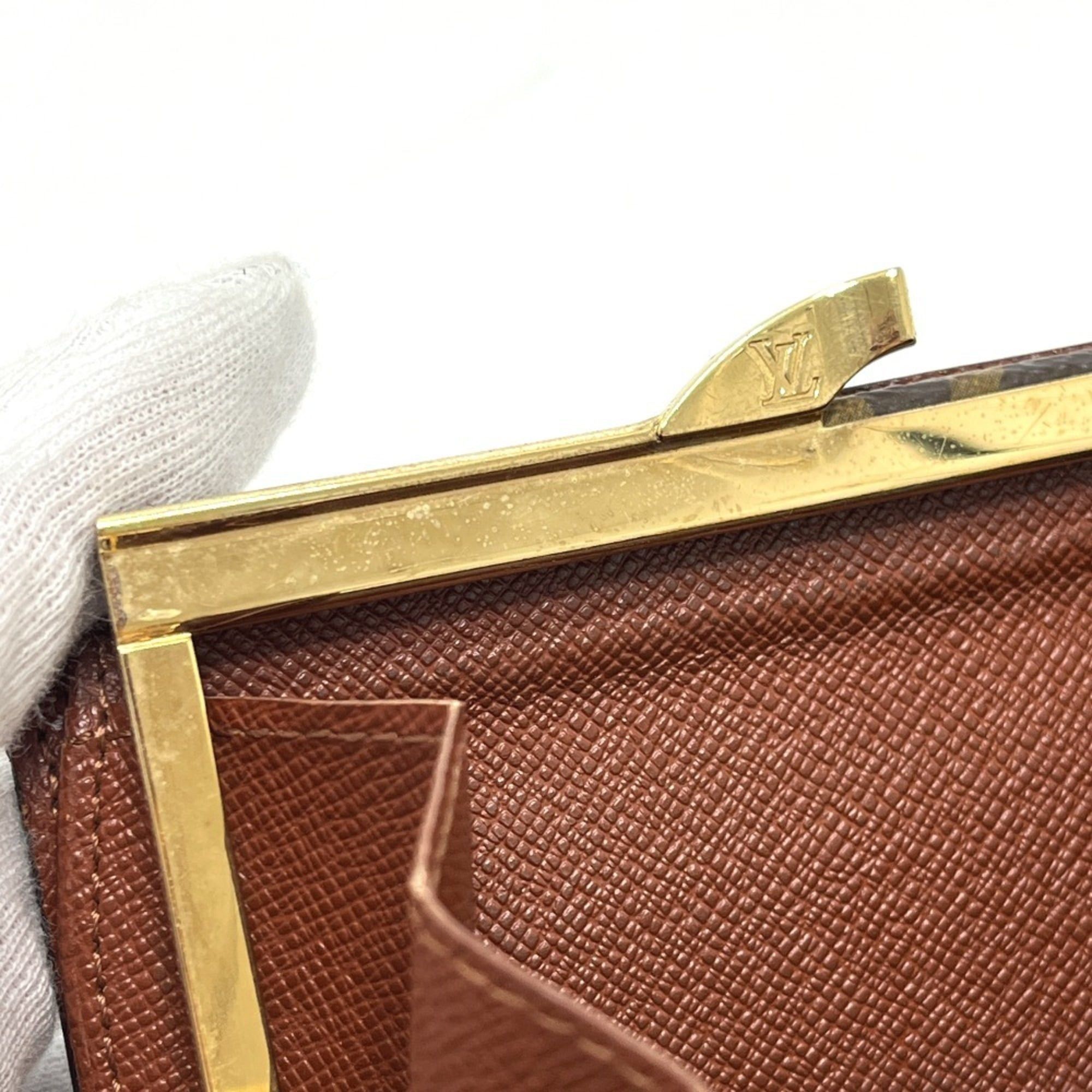 Louis Vuitton LOUIS VUITTON M61663 Monogram Portemonnaie Billet Viennois Wallet, Folding Bi-fold Canvas, Women's, Brown Size ONE SIZE - 12 Thumbnail