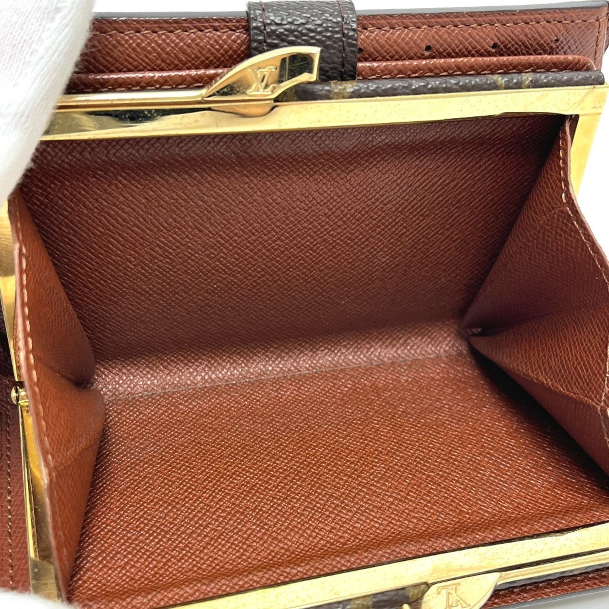 Louis Vuitton LOUIS VUITTON M61663 Monogram Portemonnaie Billet Viennois Wallet, Folding Bi-fold Canvas, Women's, Brown Size ONE SIZE - 10 Thumbnail