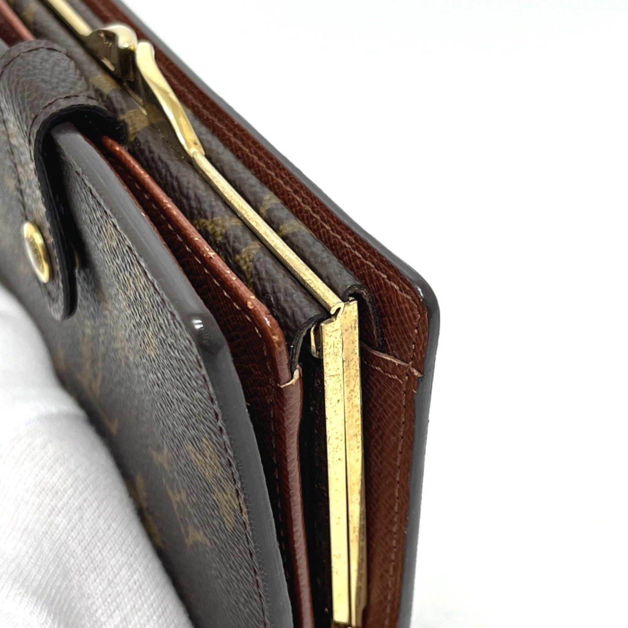 Louis Vuitton LOUIS VUITTON M61663 Monogram Portemonnaie Billet Viennois Wallet, Folding Bi-fold Canvas, Women's, Brown Size ONE SIZE - 16 Thumbnail