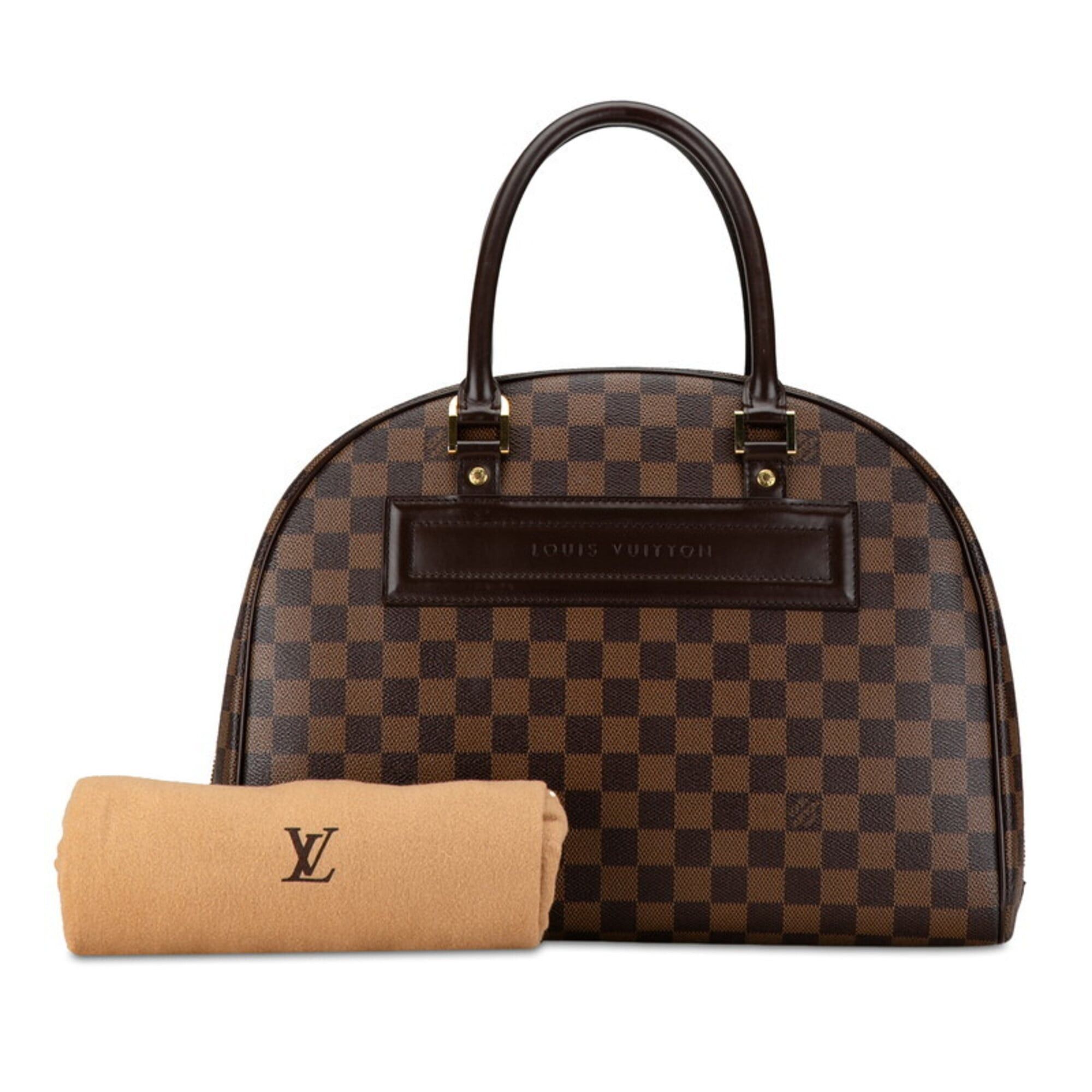 Louis Vuitton Louis Vuitton Damier Nolita Handbag N41455 Brown Leather Women's LOUIS VUITTON Size ONE SIZE - 11 Thumbnail