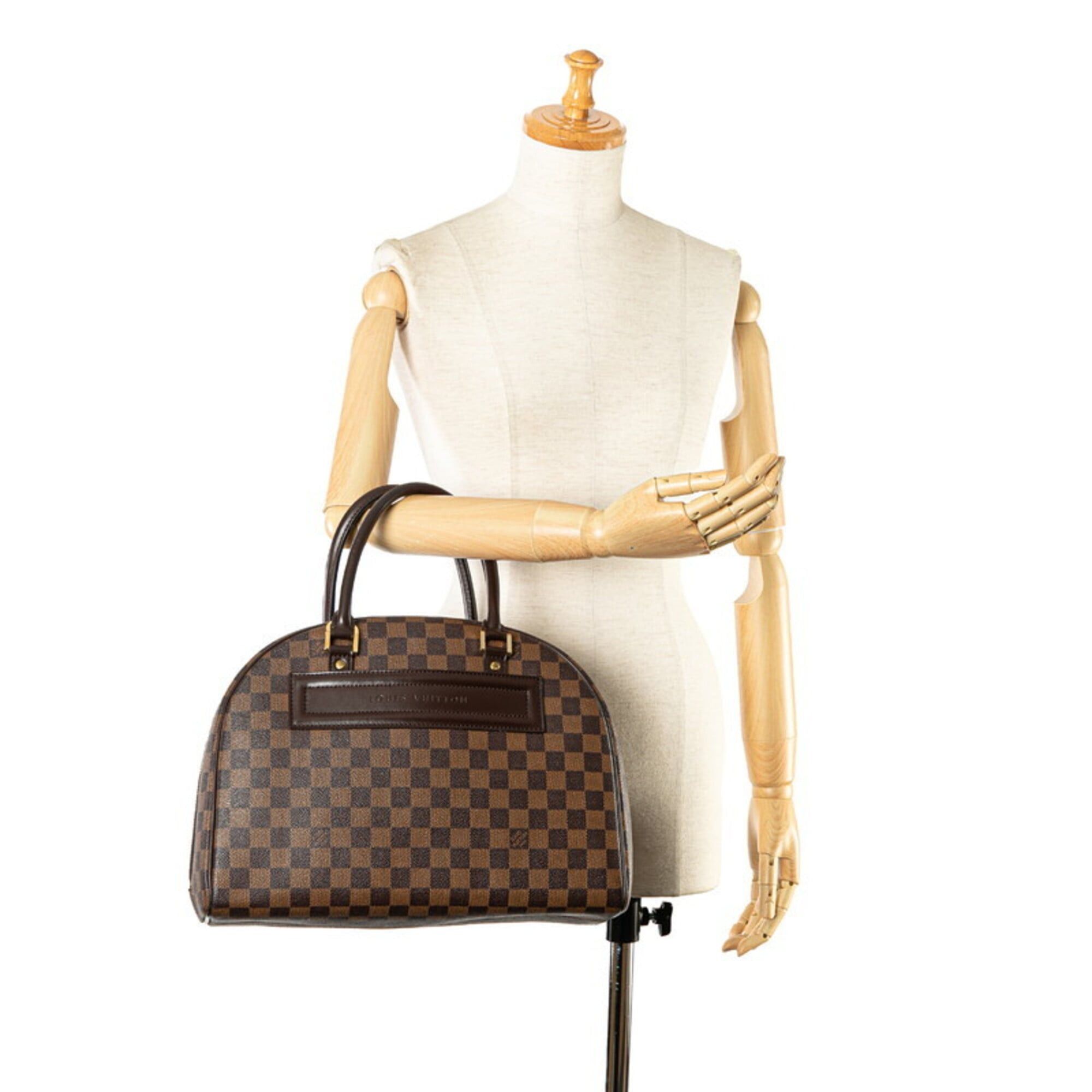 Louis Vuitton Louis Vuitton Damier Nolita Handbag N41455 Brown Leather Women's LOUIS VUITTON Size ONE SIZE - 10 Thumbnail