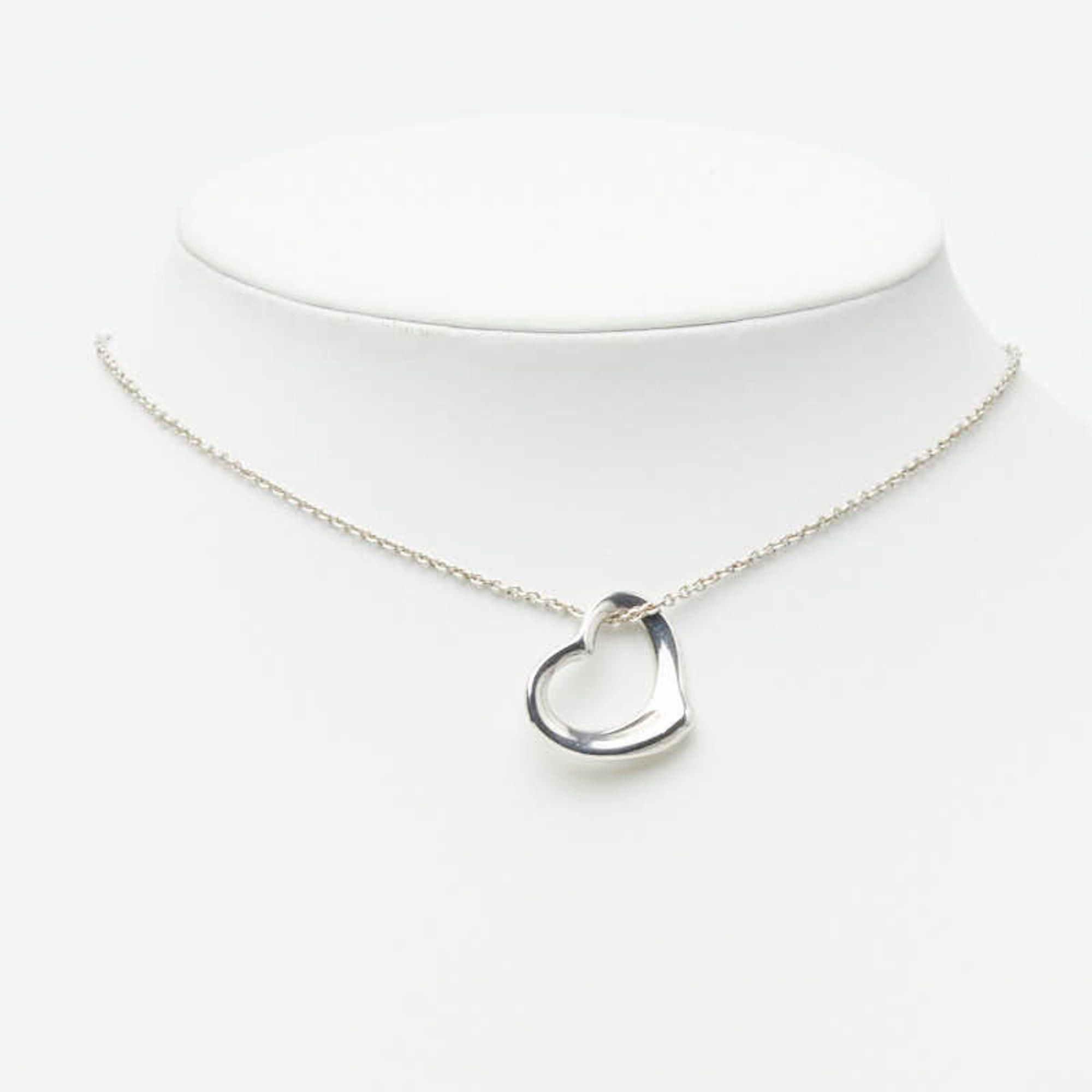 Tiffany & Co. Tiffany & Co. Open Heart Pendant Necklace, SV925 Silver, Women's. Size ONE SIZE - 7 Thumbnail