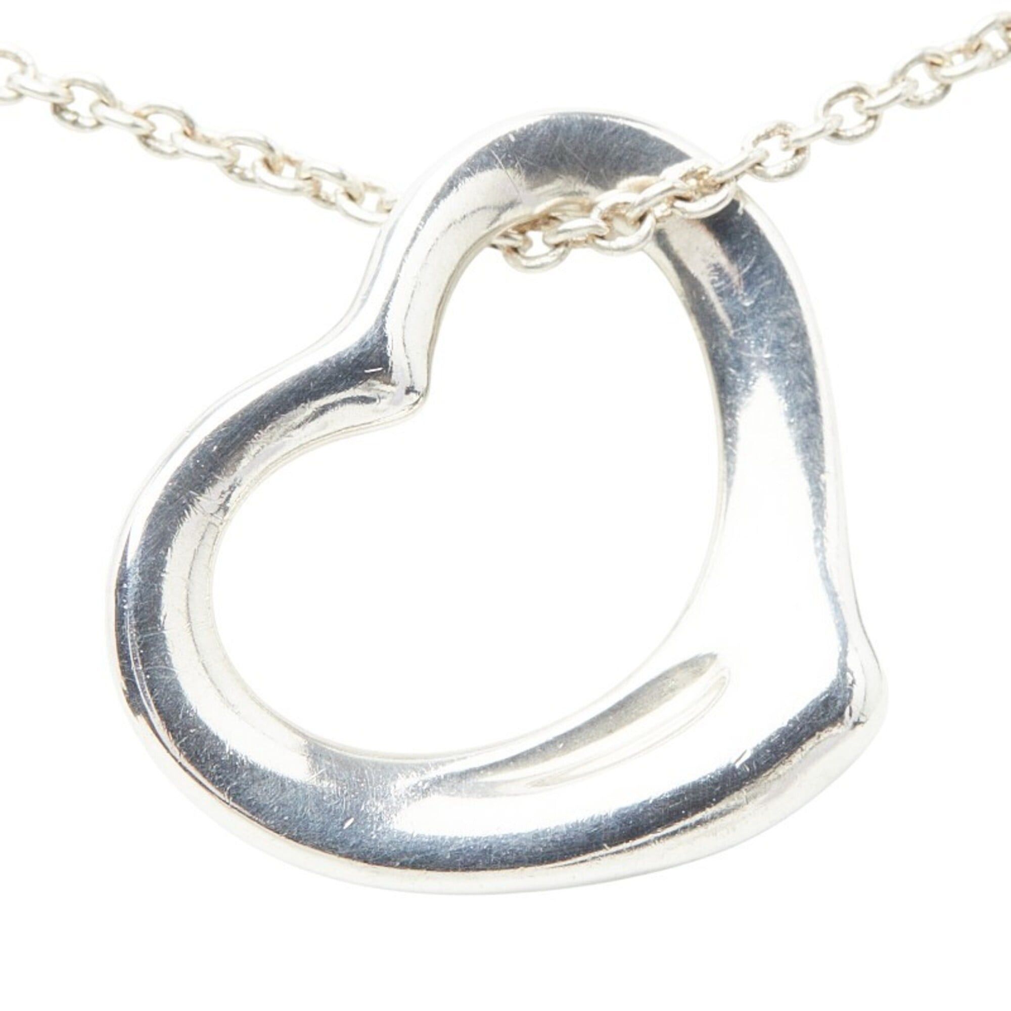 Tiffany & Co. Tiffany & Co. Open Heart Pendant Necklace, SV925 Silver, Women's. Size ONE SIZE - 2 Thumbnail