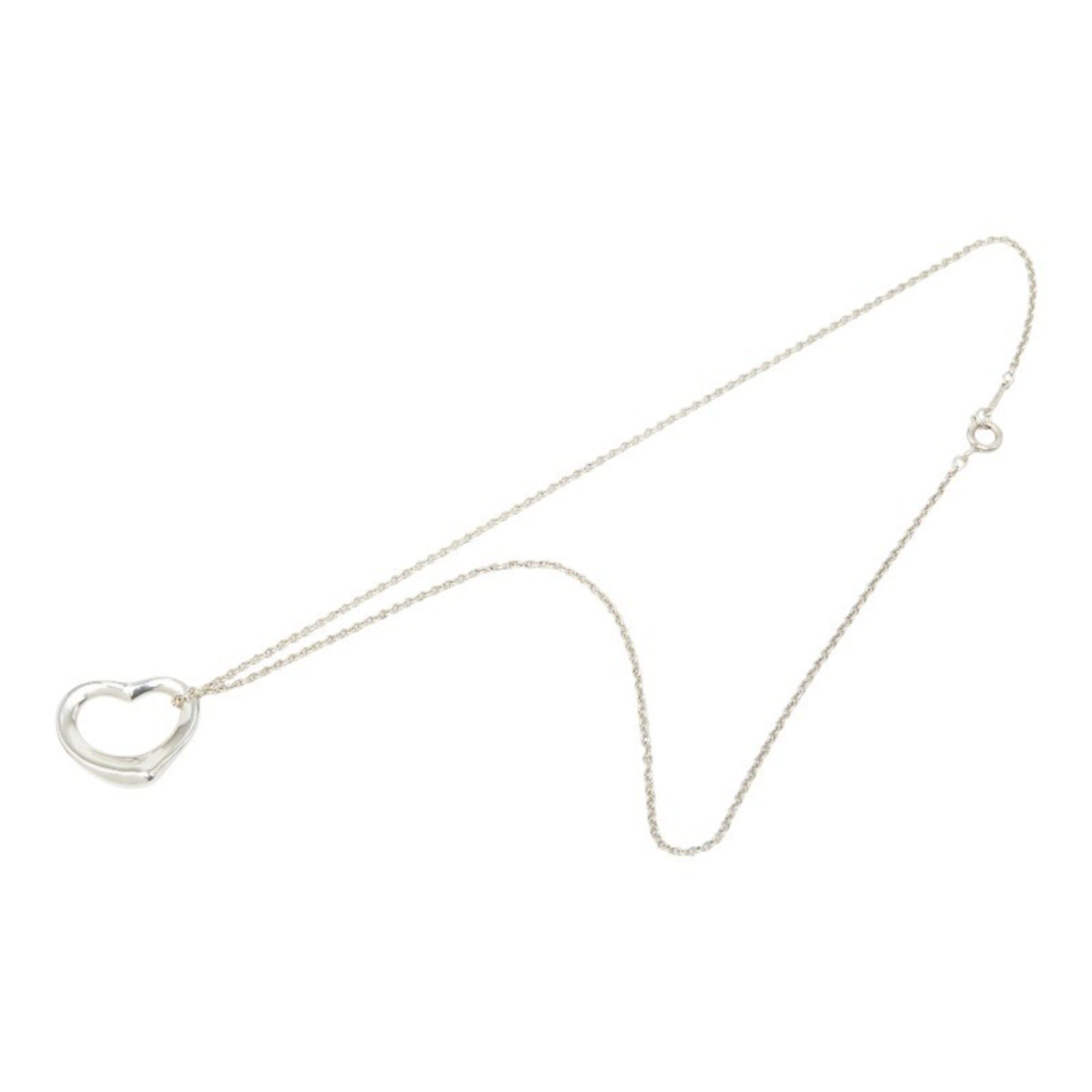 Tiffany & Co. Tiffany & Co. Open Heart Pendant Necklace, SV925 Silver, Women's. Size ONE SIZE - 4 Thumbnail