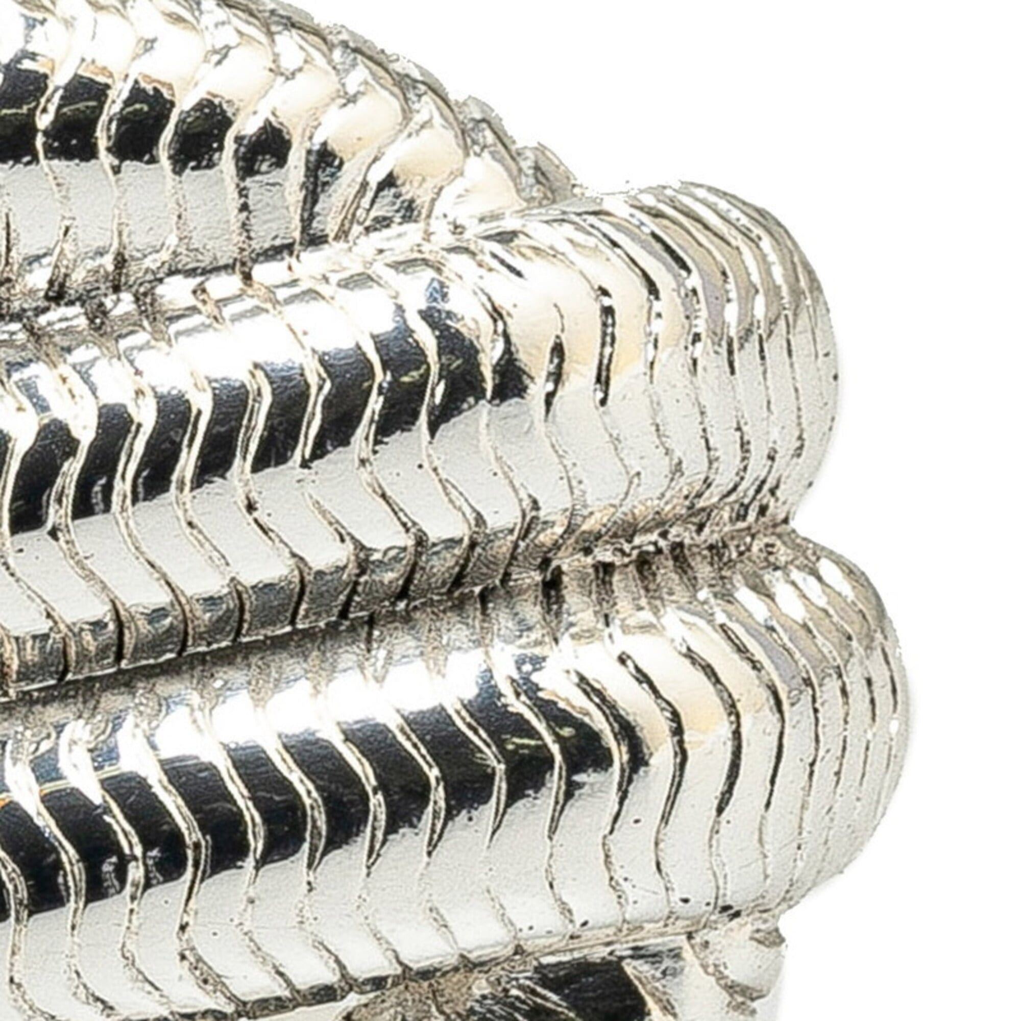 Chanel Chanel Coco Mark Vintage Brooch 97P Rope Motif Silver Metal Women's CHANEL Size ONE SIZE - 4 Thumbnail