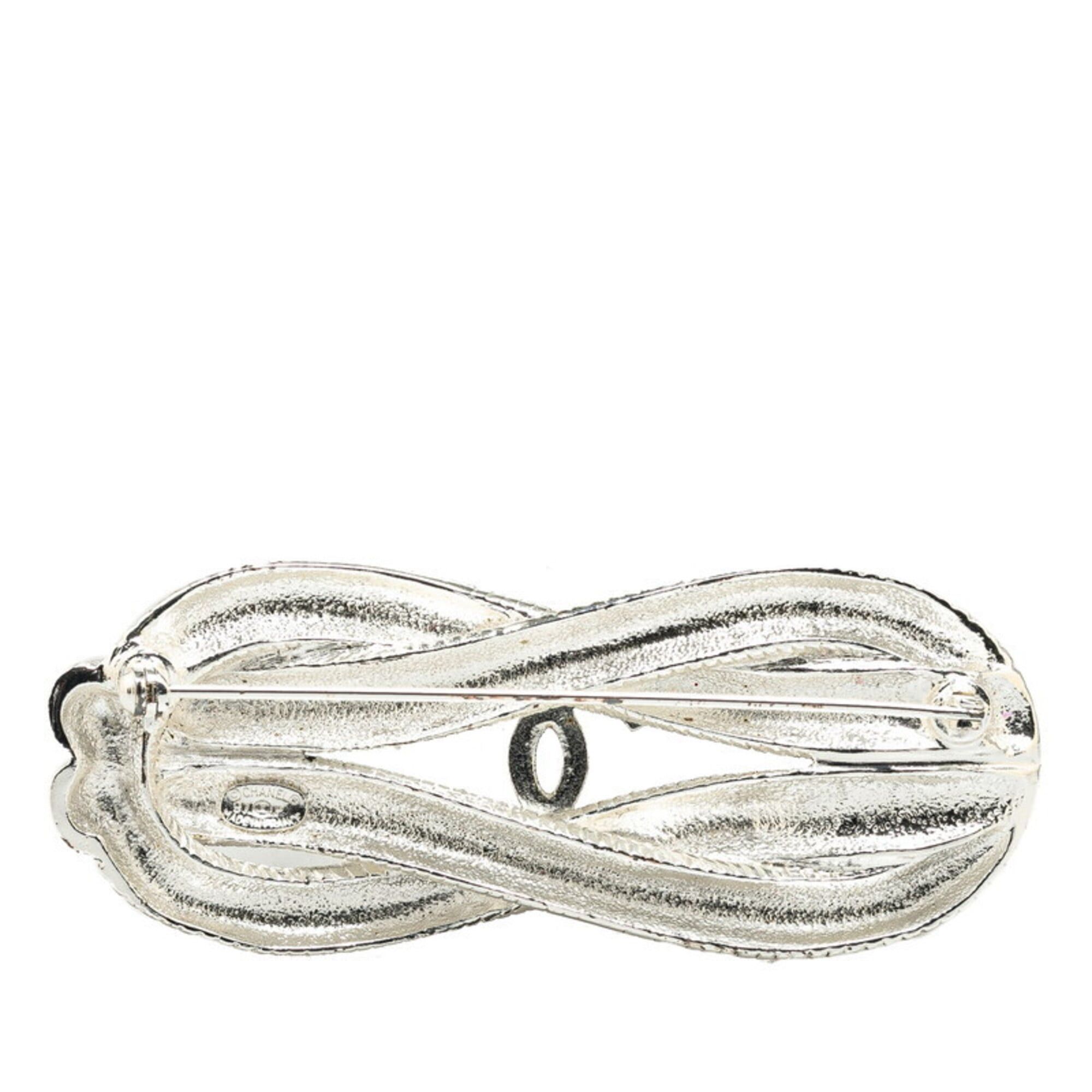 Chanel Chanel Coco Mark Vintage Brooch 97P Rope Motif Silver Metal Women's CHANEL Size ONE SIZE - 2 Thumbnail