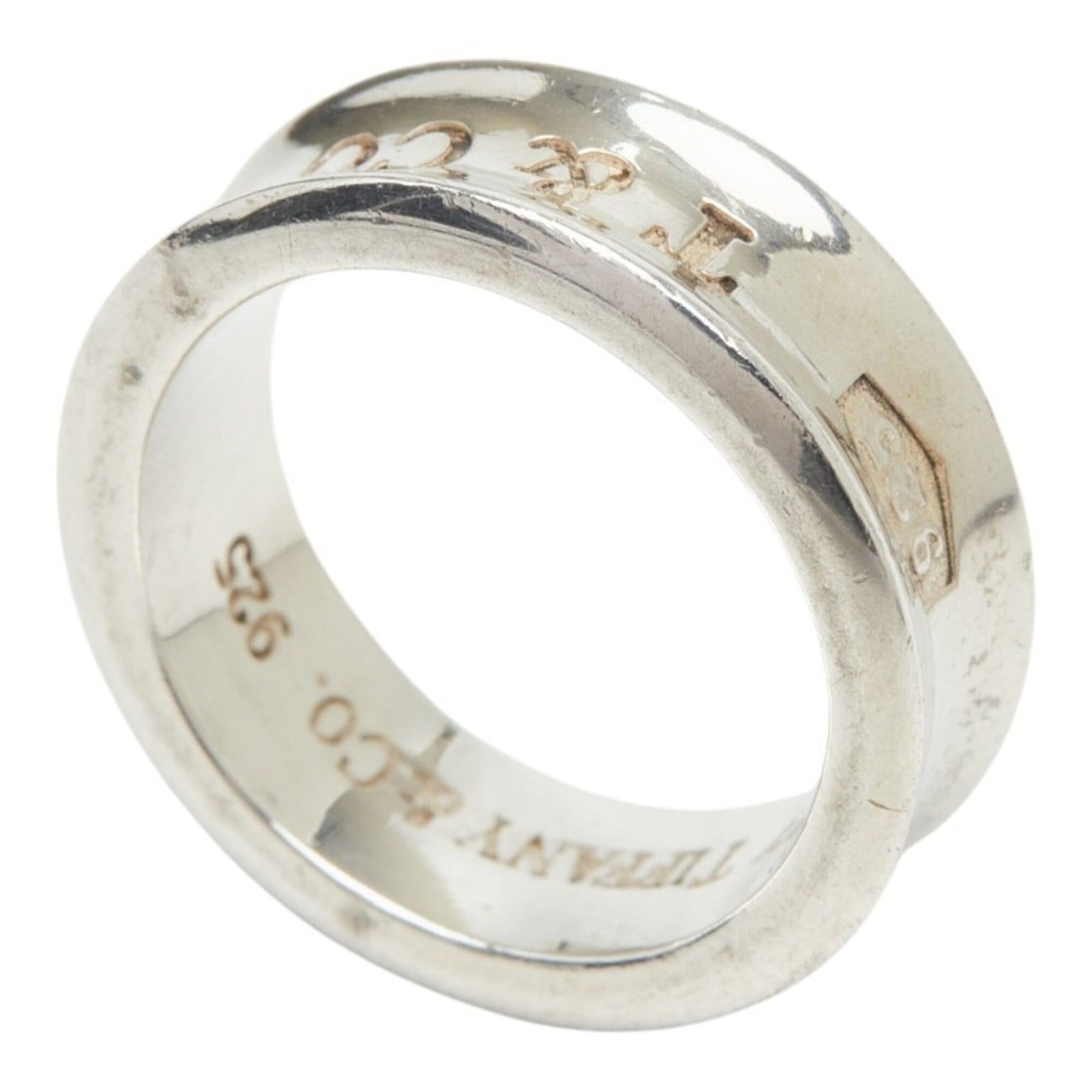 Tiffany & Co. Tiffany & Co. 1837 Narrow Ring, Sterling Silver (SV925), Women's Ring. Size ONE SIZE - 5 Thumbnail