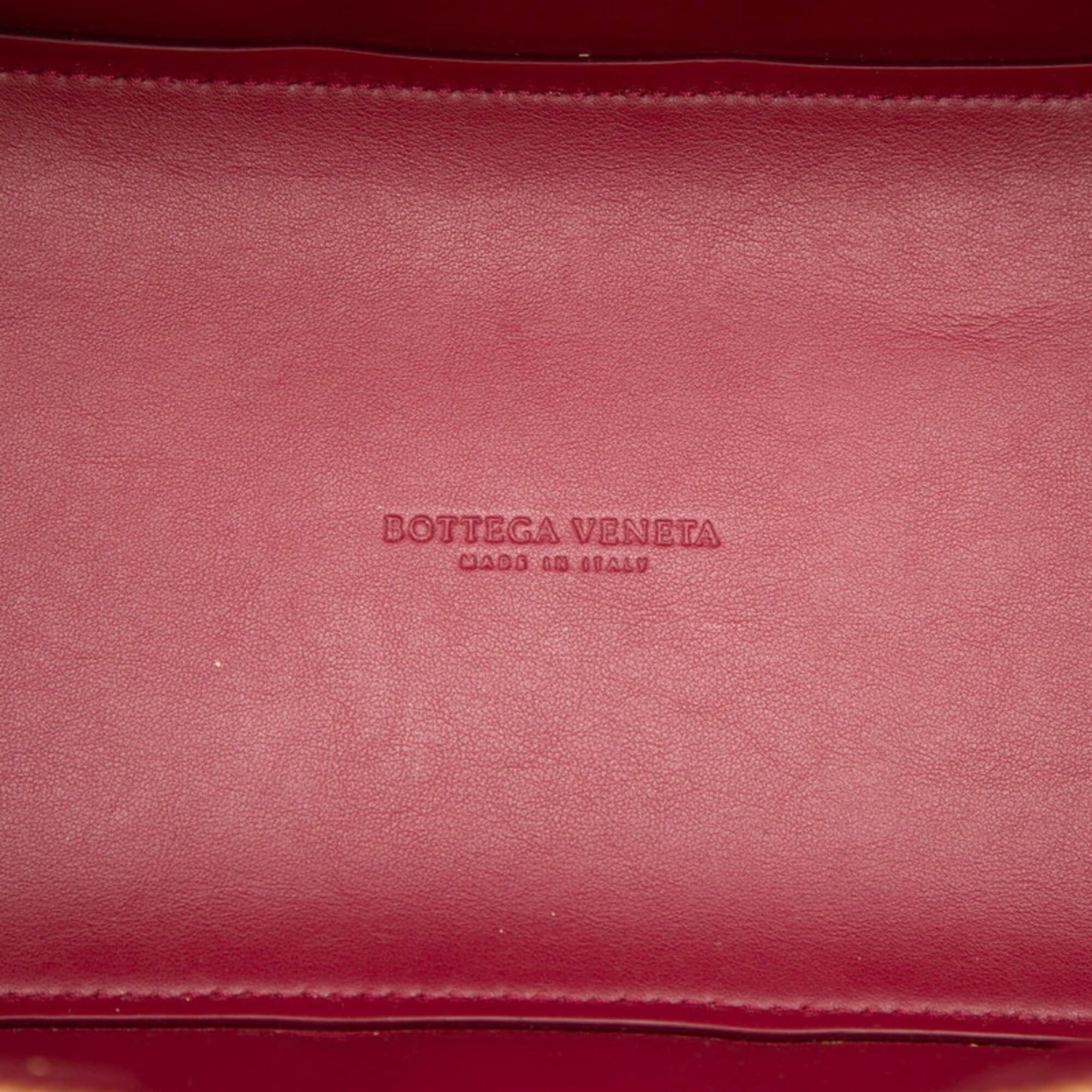 Bottega Veneta Bottega Veneta The Swoop Handbag Shoulder Bag 2-Way Red Leather Women's BOTTEGAVENETA Size ONE SIZE - 5 Thumbnail