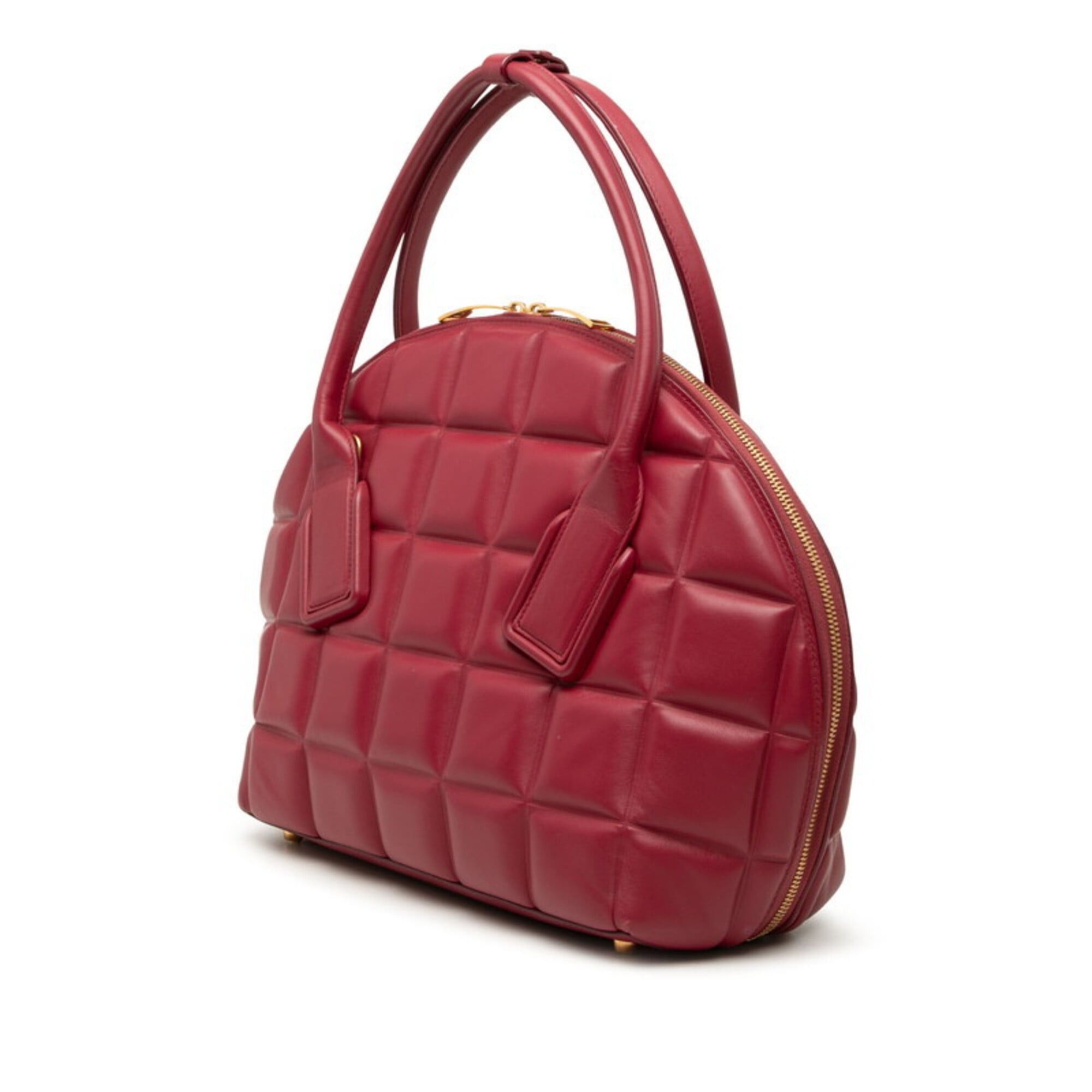 Bottega Veneta Bottega Veneta The Swoop Handbag Shoulder Bag 2-Way Red Leather Women's BOTTEGAVENETA Size ONE SIZE - 2 Thumbnail