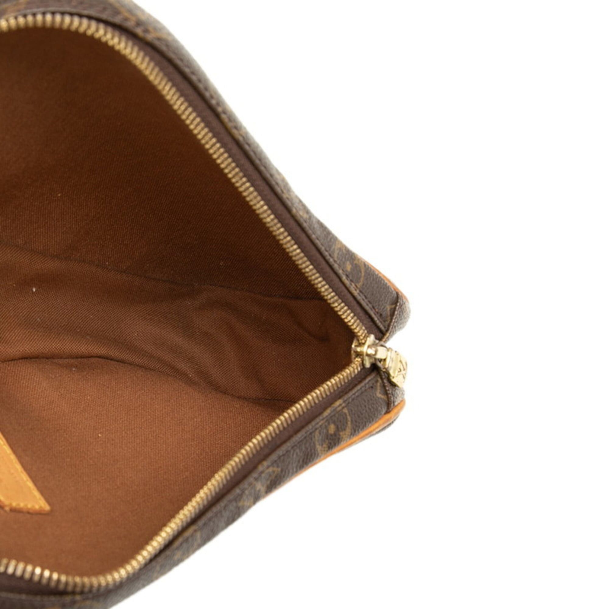 Louis Vuitton Louis Vuitton Monogram Pochette Gange Body Bag Waist M51870 Brown Leather Women's LOUIS VUITTON Size ONE SIZE - 4 Thumbnail