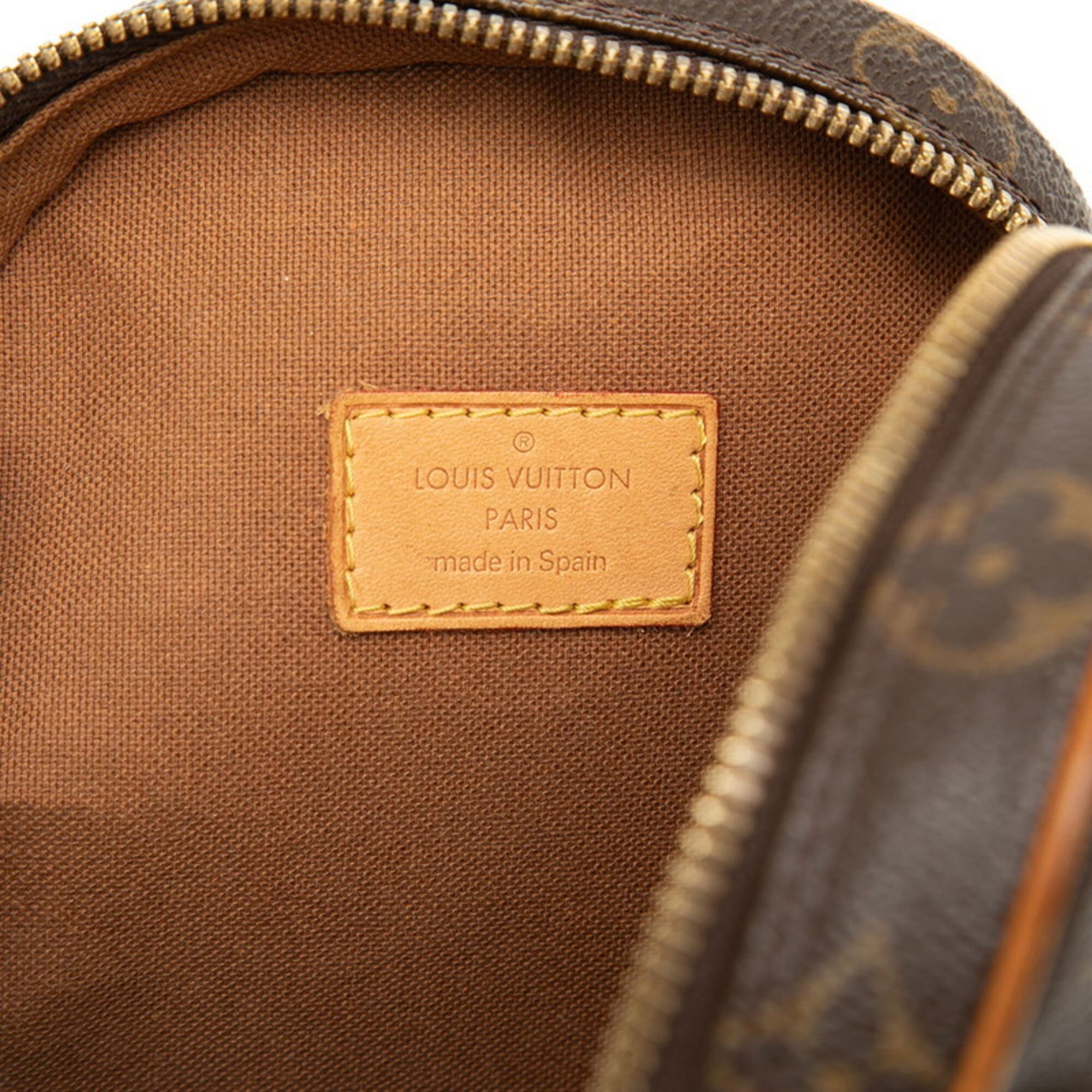 Louis Vuitton Louis Vuitton Monogram Pochette Gange Body Bag Waist M51870 Brown Leather Women's LOUIS VUITTON Size ONE SIZE - 6 Thumbnail