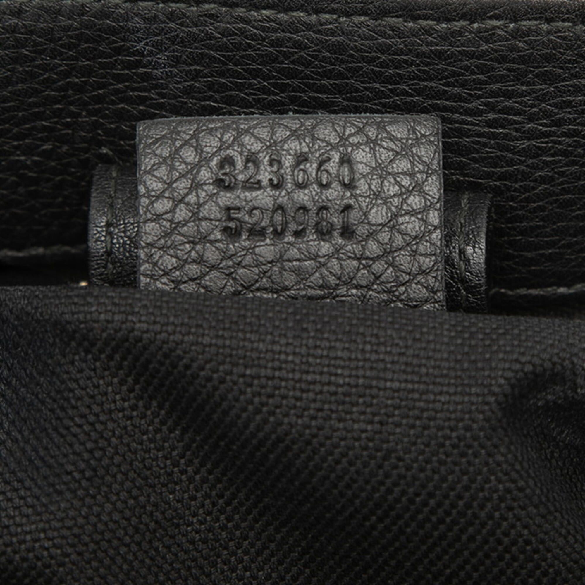 Gucci Gucci Bamboo Handbag Shoulder Bag 2WAY 323660 Black Leather Women's GUCCI Size ONE SIZE - 6 Thumbnail