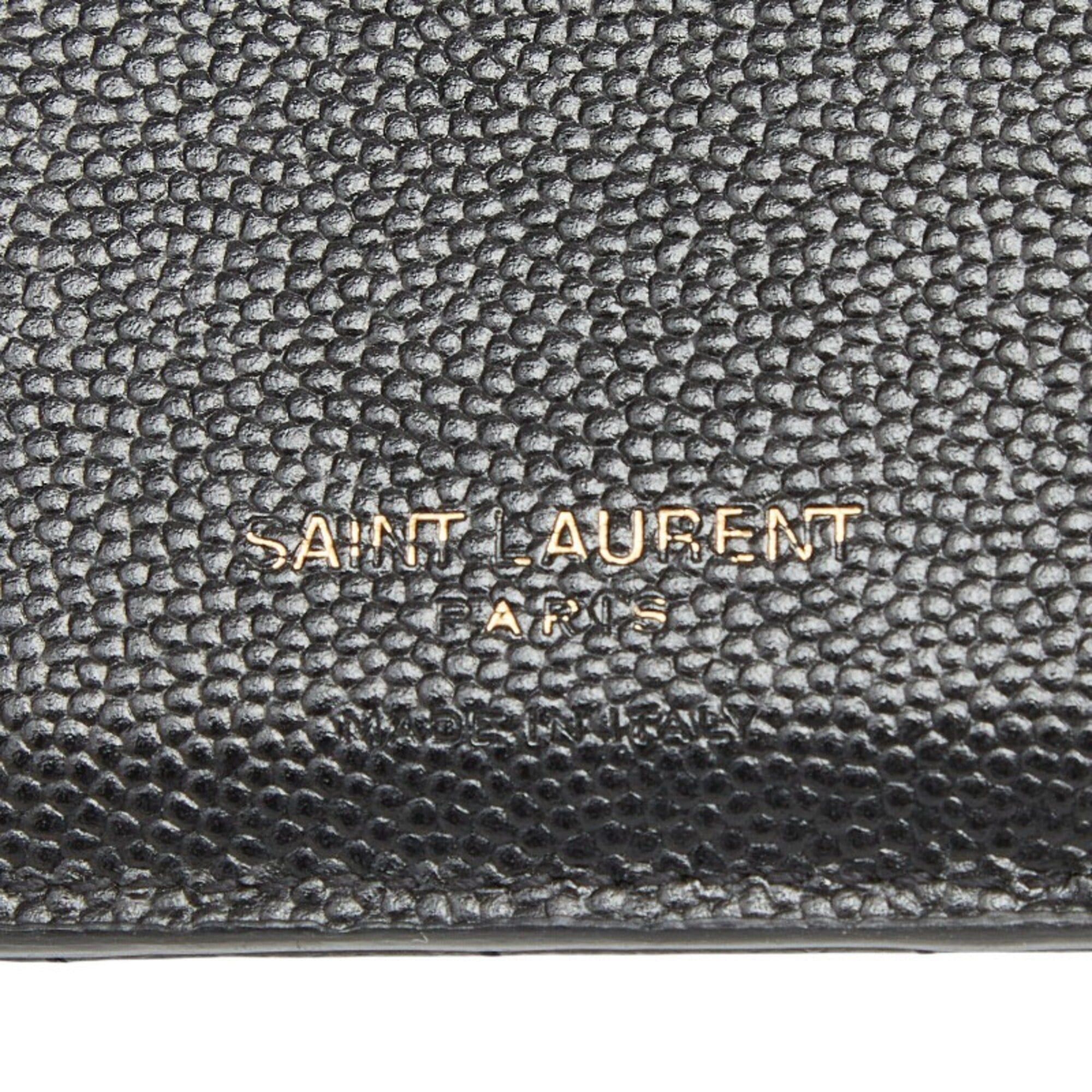 Saint Laurent Paris Saint Laurent Monogram 2-Part Zip Wallet, Bi-fold 668287, Black, Free-Tanned Leather, Women's, SAINT LAURENT Size ONE SIZE - 8 Thumbnail
