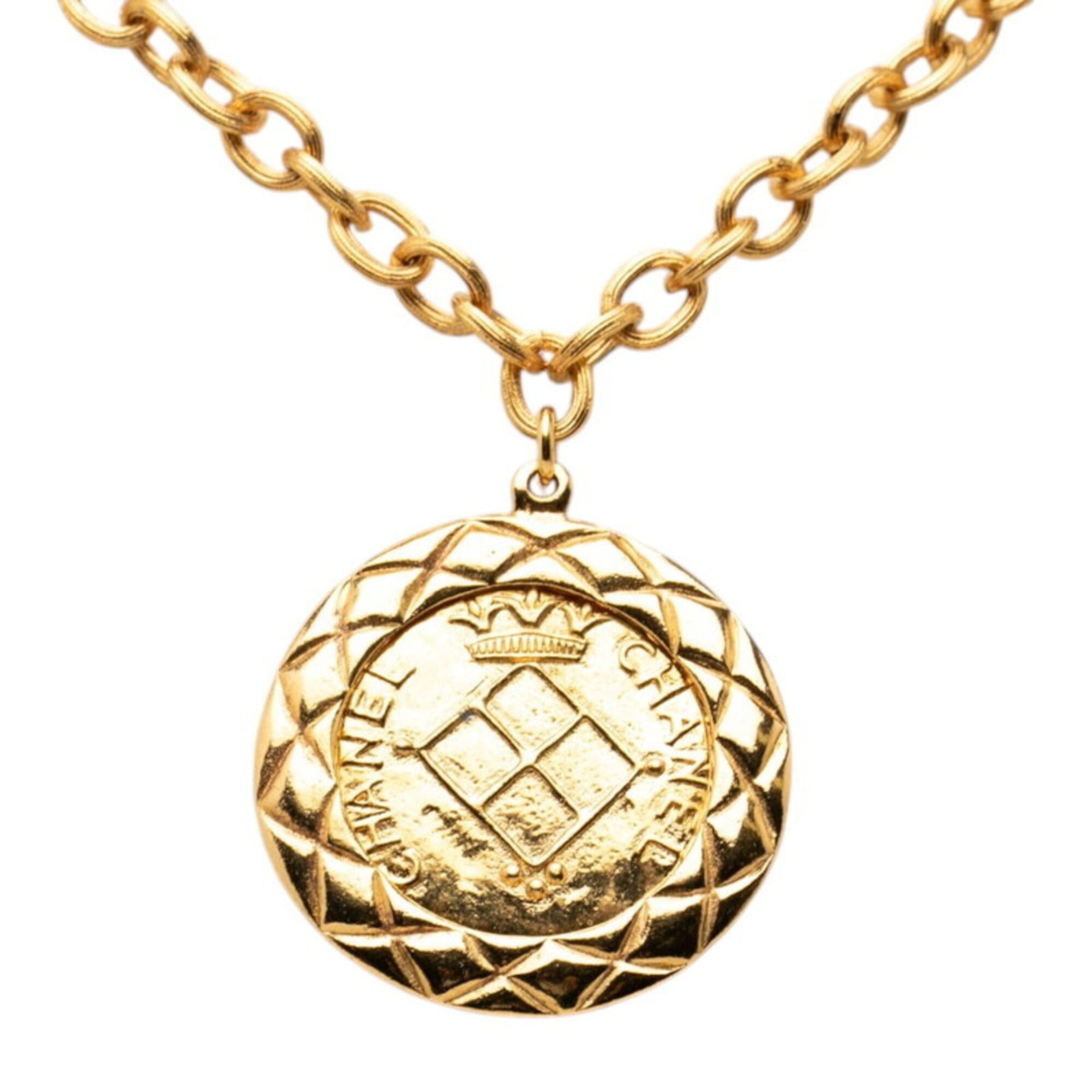 Chanel Chanel Coco Mark Lion Crown Necklace Gold Plated Women's CHANEL Size ONE SIZE - 2 Thumbnail