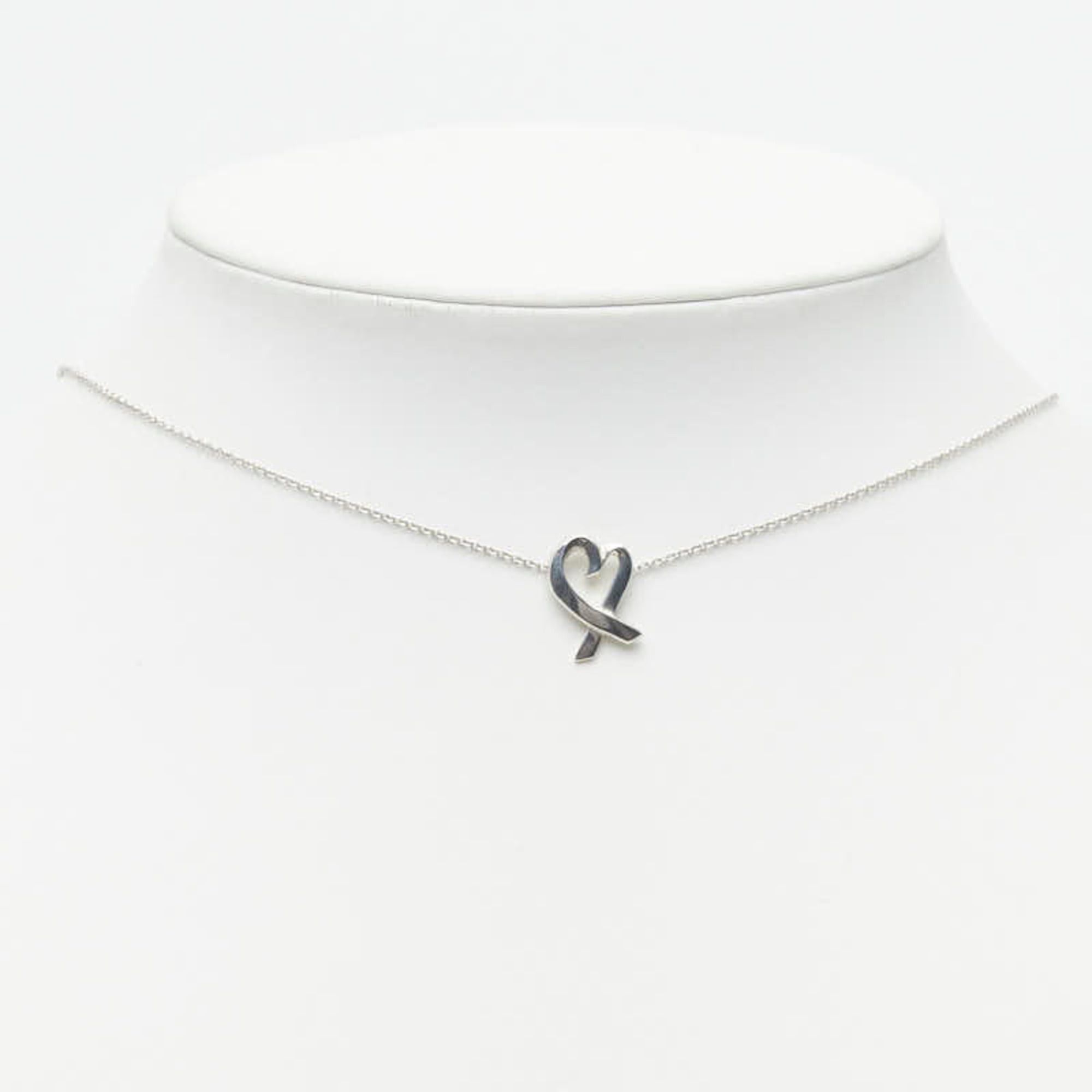 Tiffany & Co. Tiffany & Co. Paloma Picasso Loving Heart Chain Pendant Necklace, SV925 Silver, Women's. Size ONE SIZE - 7 Thumbnail