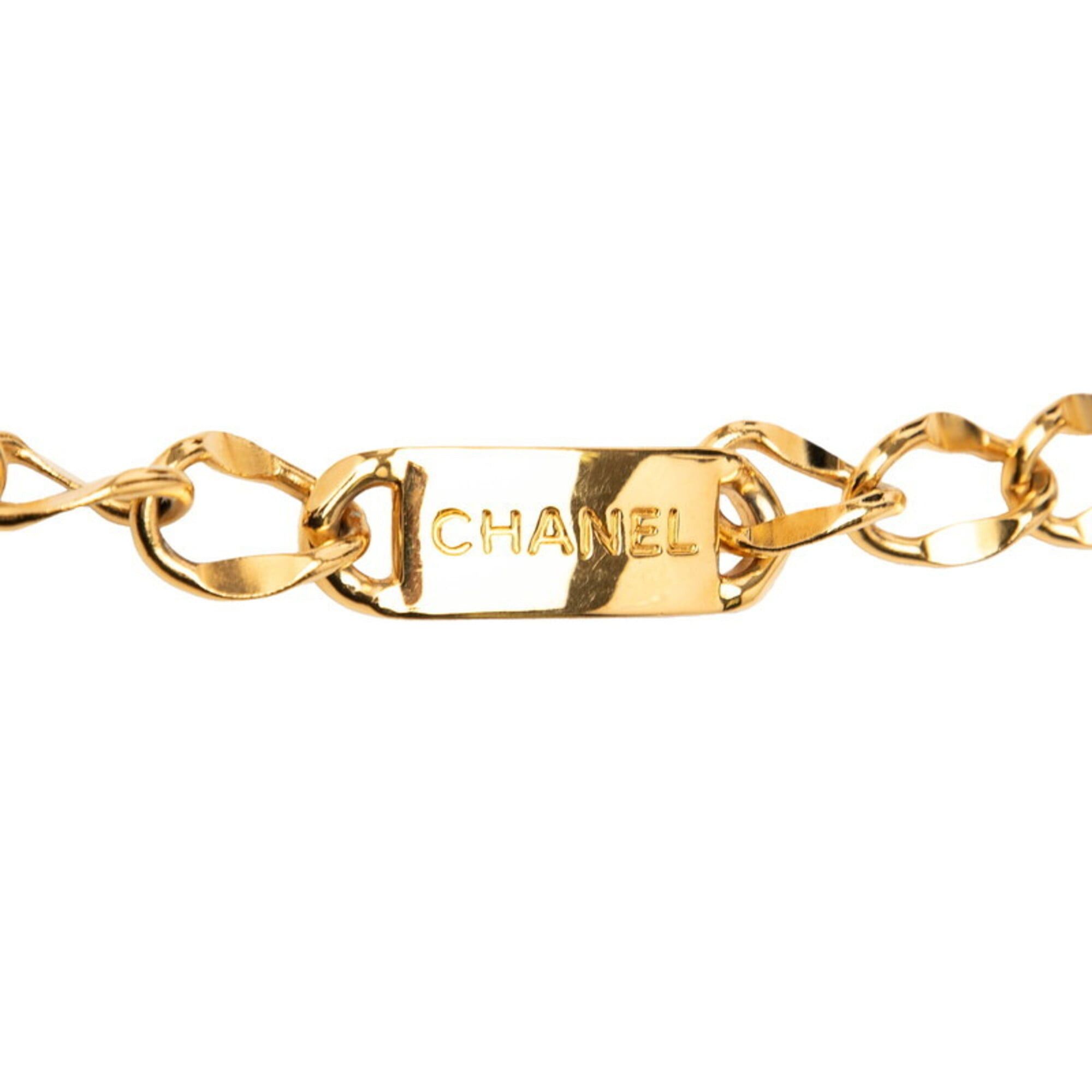 Chanel Chanel Coco Mark 31 RUE CAMBON PARIS Chain Belt Logo Plate Gold Plated Women's CHANEL Size ONE SIZE - 3 Thumbnail