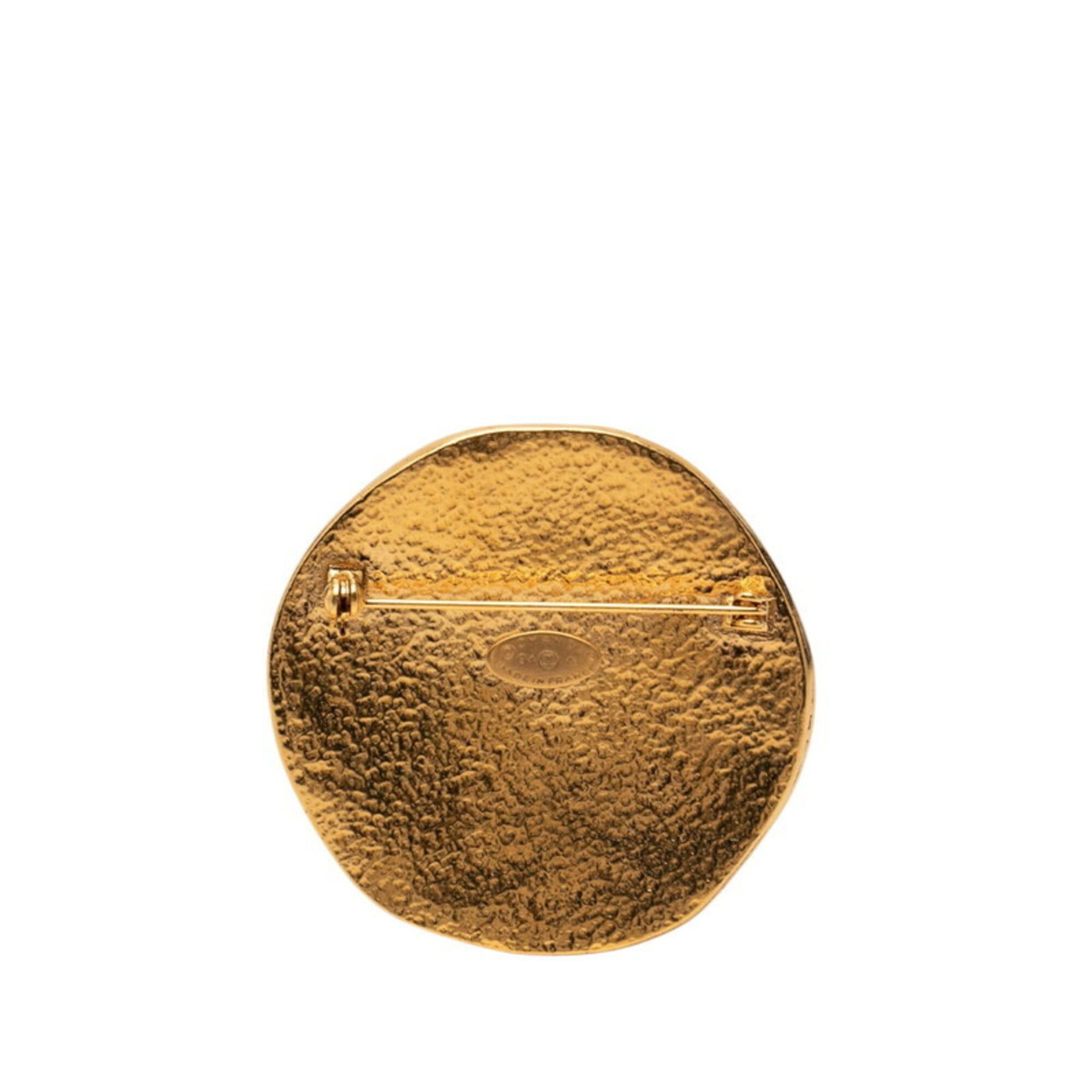 Chanel Chanel Coco Mark Logo Sun Vintage Brooch Gold Plated Women's CHANEL Size ONE SIZE - 2 Thumbnail