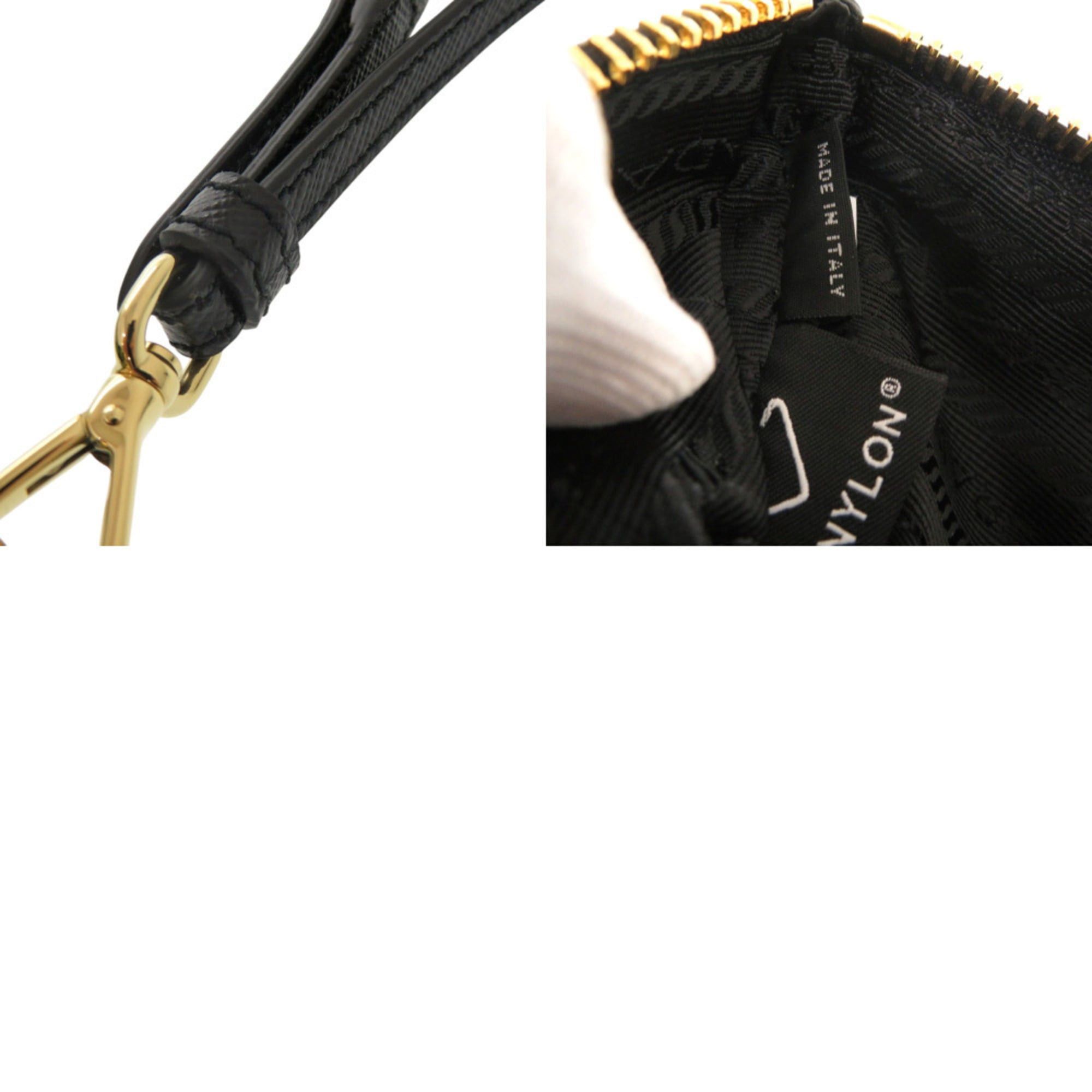 Prada Like New Prada Nylon Green Handbag Pouch 1289PRADA Size ONE SIZE - 7 Thumbnail